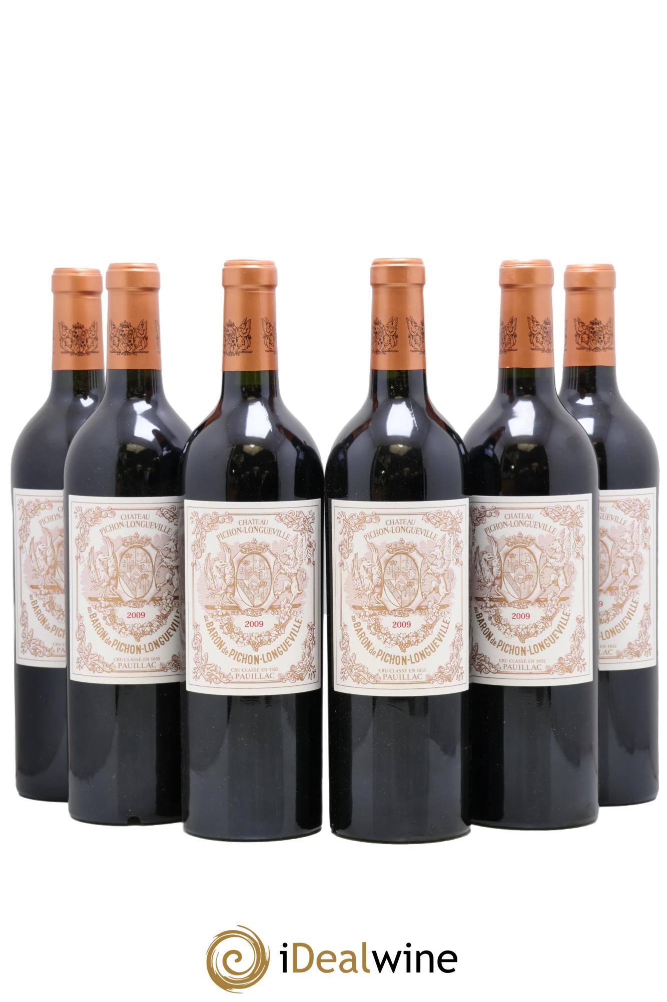 Pichon Longueville Baron 2ème Grand Cru Classé 2009 - Lotto di 6 bottiglie - 0