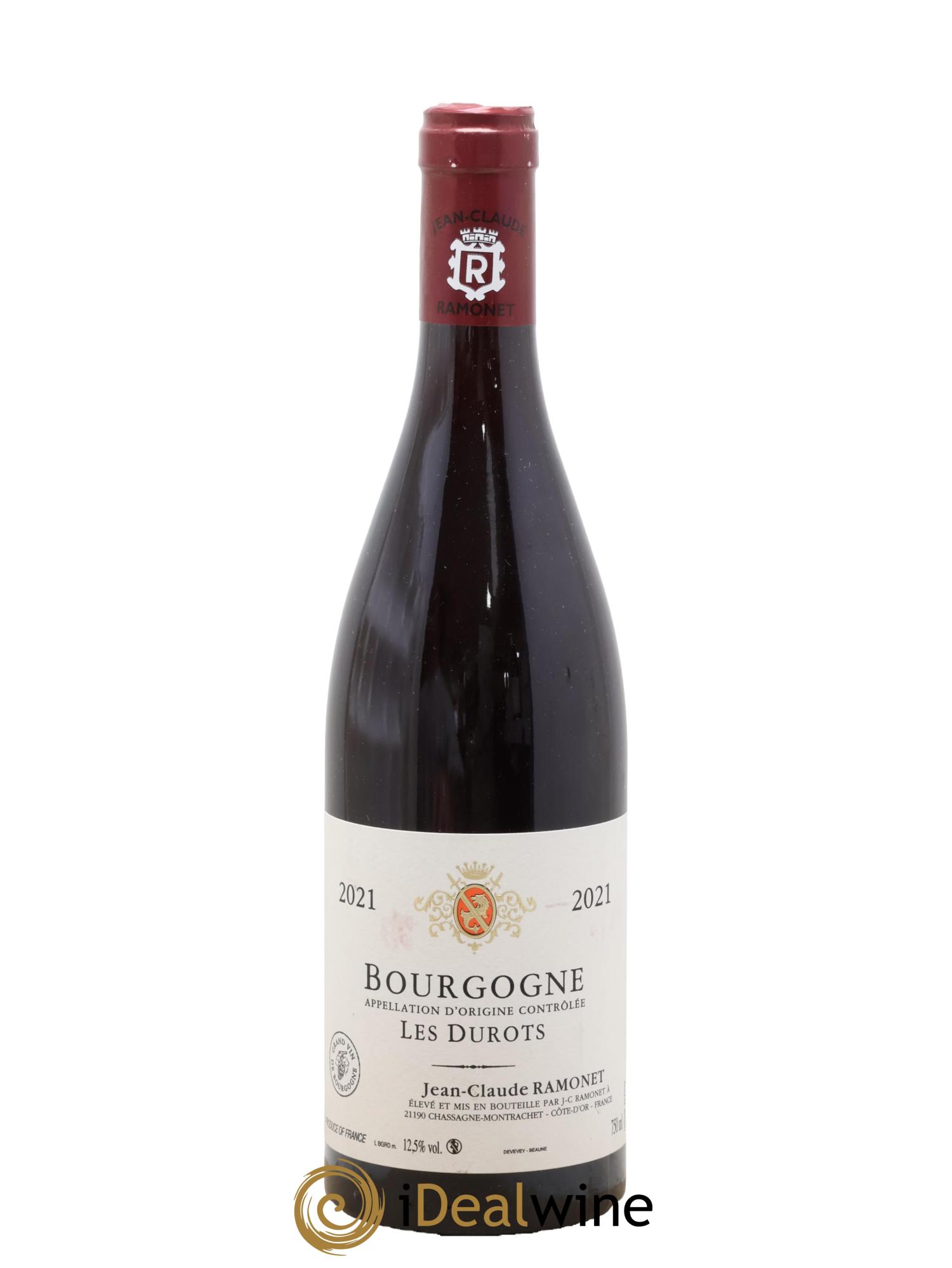 Bourgogne Les Durots Ramonet 2021 - Lot de 1 bouteille - 0
