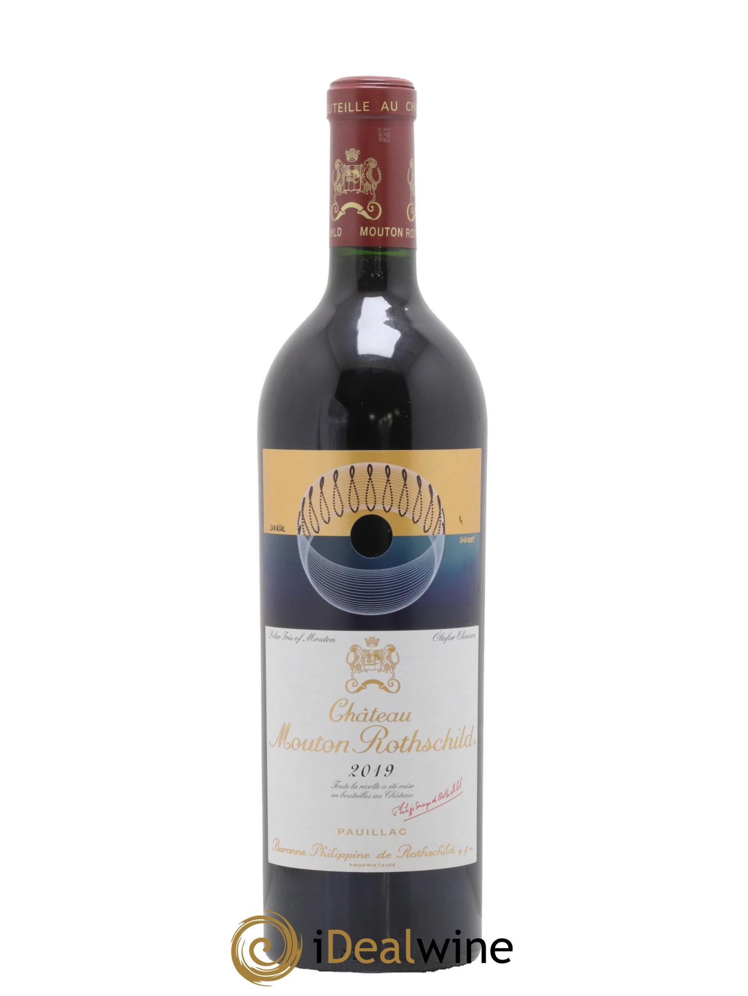 Château Mouton Rothschild 1er Grand Cru Classé 2019 - Lot de 1 bouteille - 0