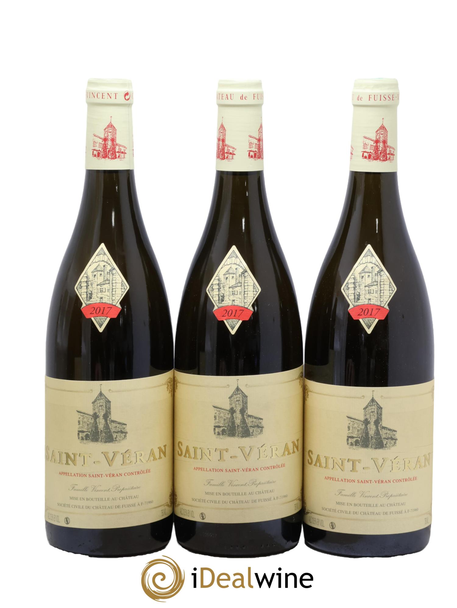 Saint-Véran Château Fuissé-Vincent 2017 - Lot de 3 bouteilles - 0