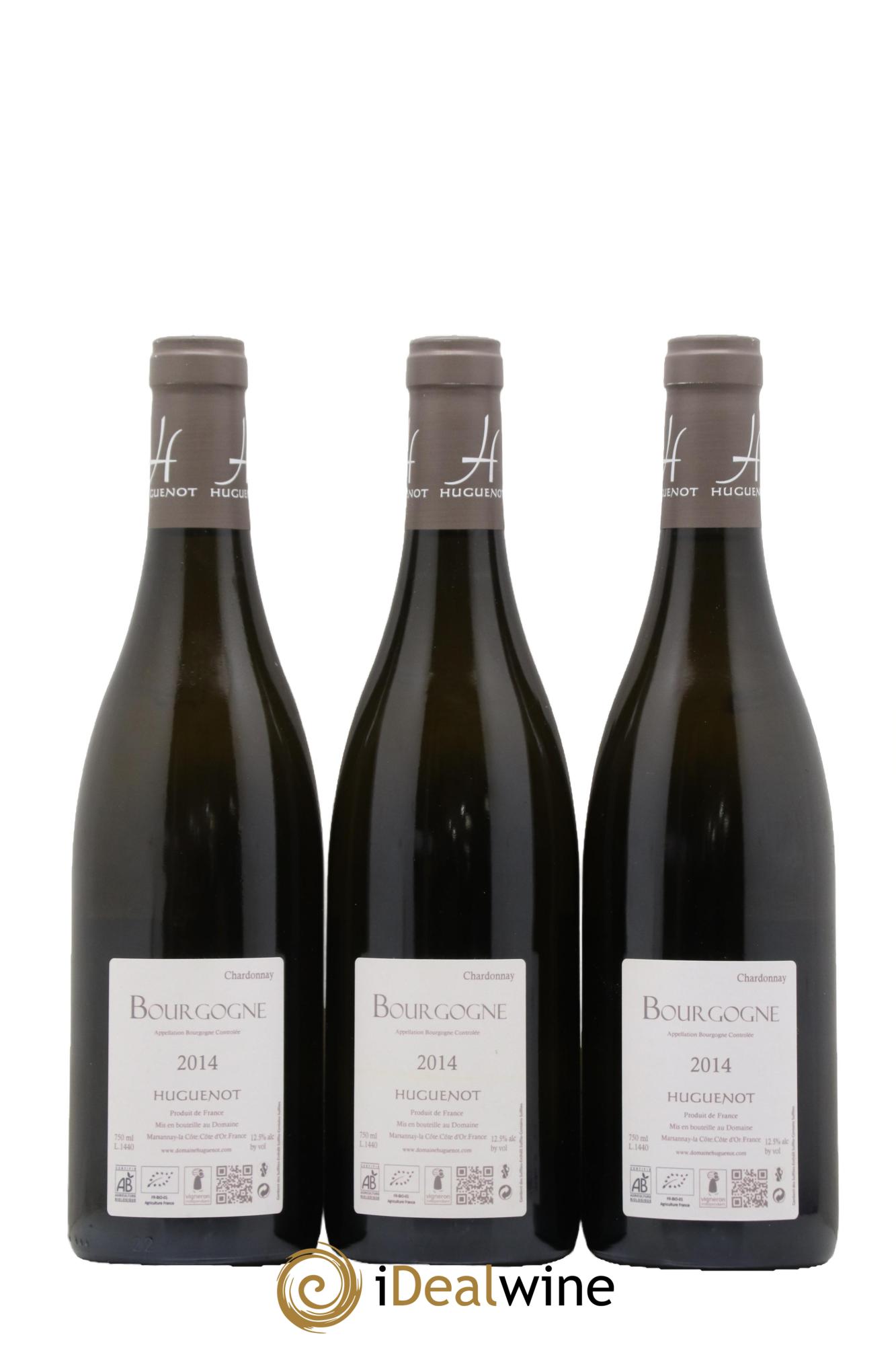 Bourgogne Côte-d'Or Huguenot 2014 - Lot de 3 bouteilles - 1