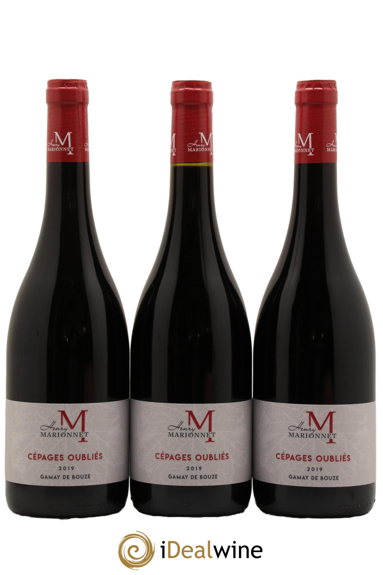 Val de Loire Gamay de Bouze cépages oubliés Henry Marionnet 2019 - Lot de 3 bouteilles - 0