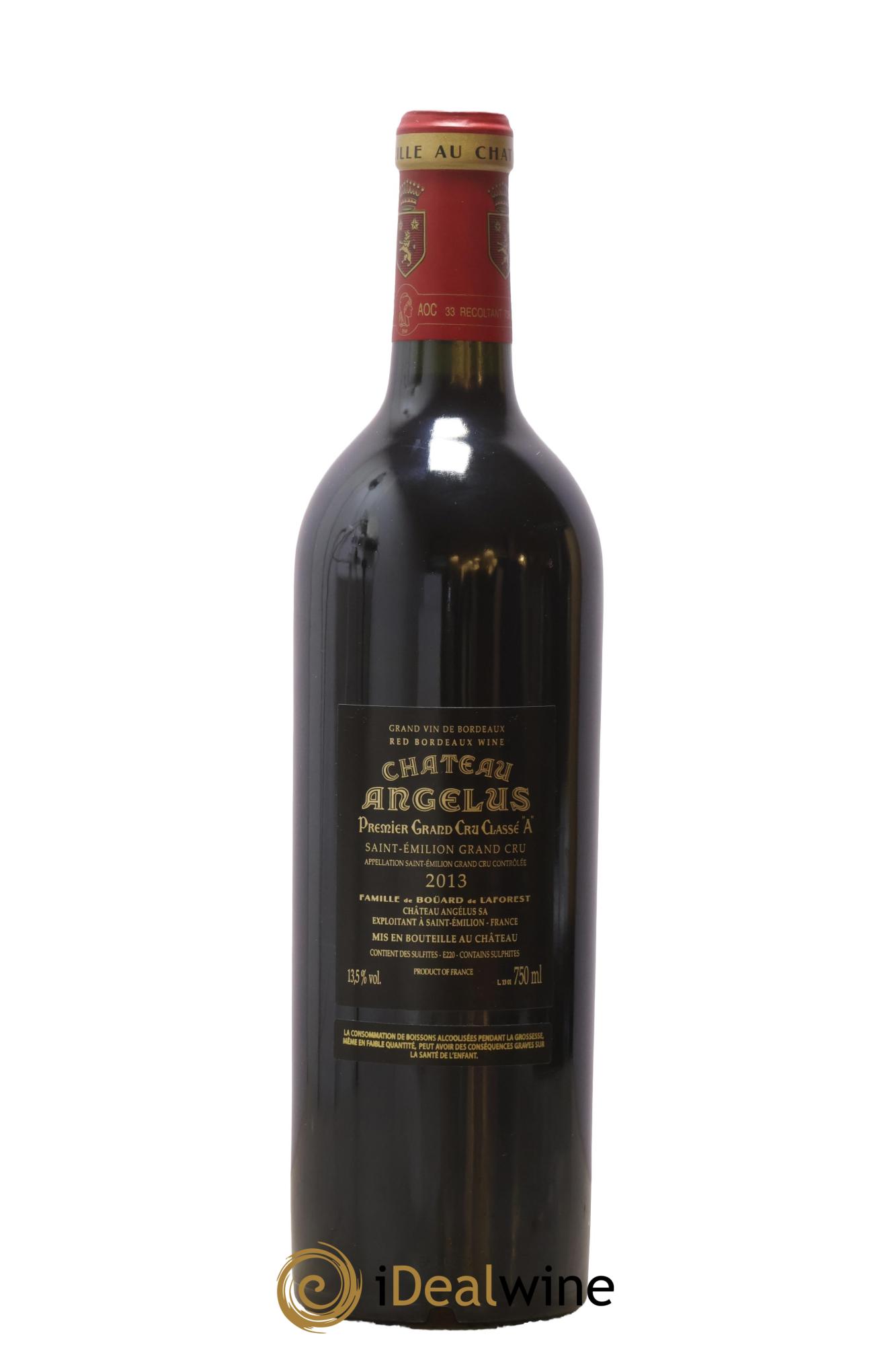 Château Angélus 1er Grand Cru Classé A 2013 - Lot of 1 bottle - 1