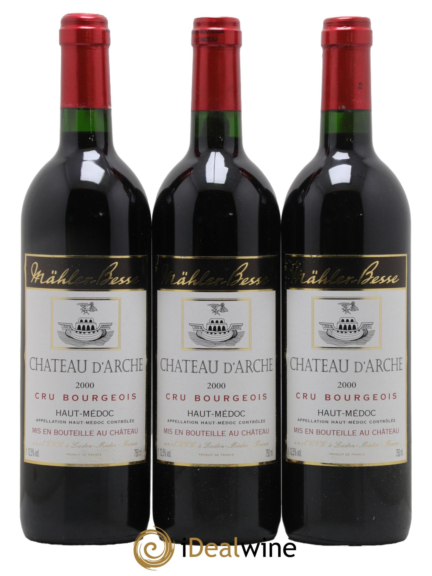 Château d'Arche Cru Bourgeois 2000 - Lot de 12 bouteilles - 3