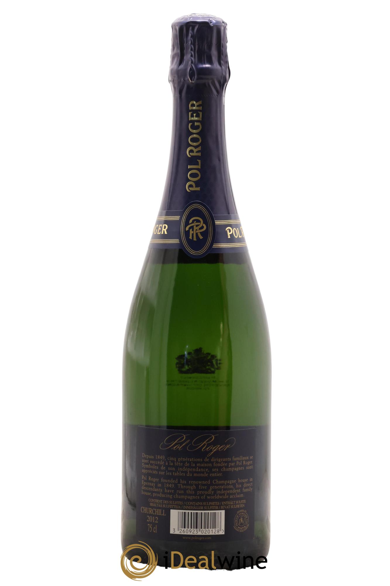 Cuvée Winston Churchill Pol Roger 2012 - Lot de 1 bouteille - 2