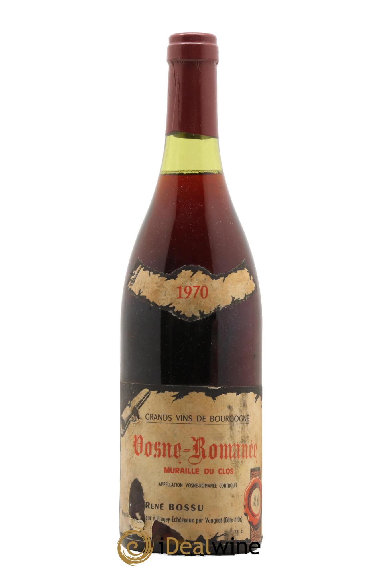 Vosne-Romanée Muraille du Clos René Bossu 1970 - Posten von 1 Flasche - 0