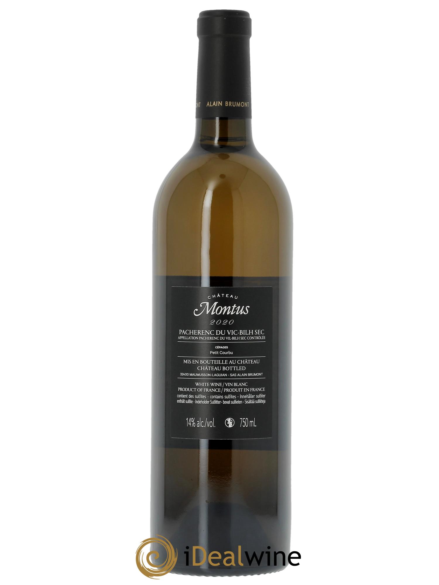 Pacherenc du Vic-Bilh Château Montus Alain Brumont 2020 - Posten von 1 Flasche - 1