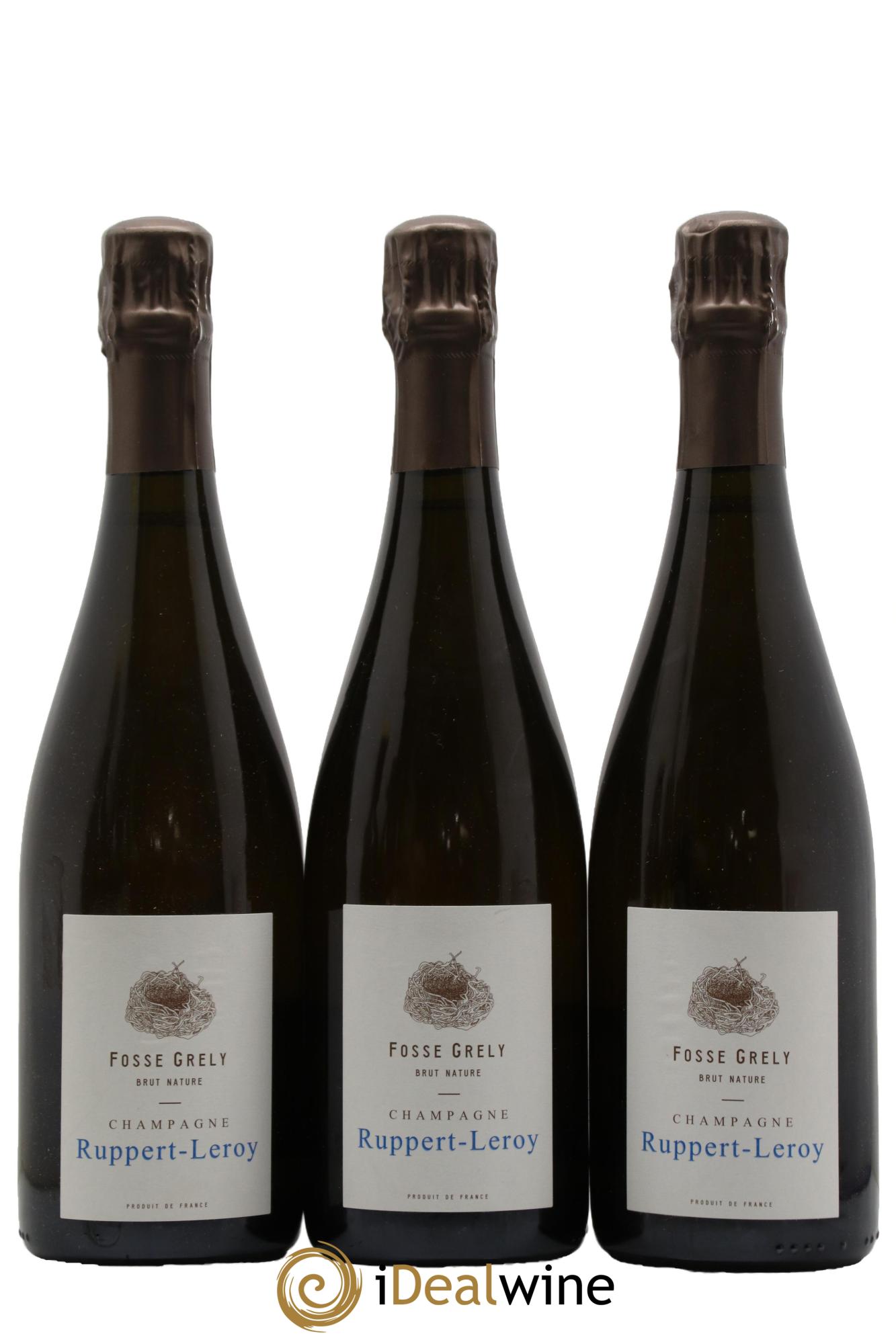 Fosse-Grely Brut Nature Ruppert-Leroy 2019 - Lot de 3 bouteilles - 0