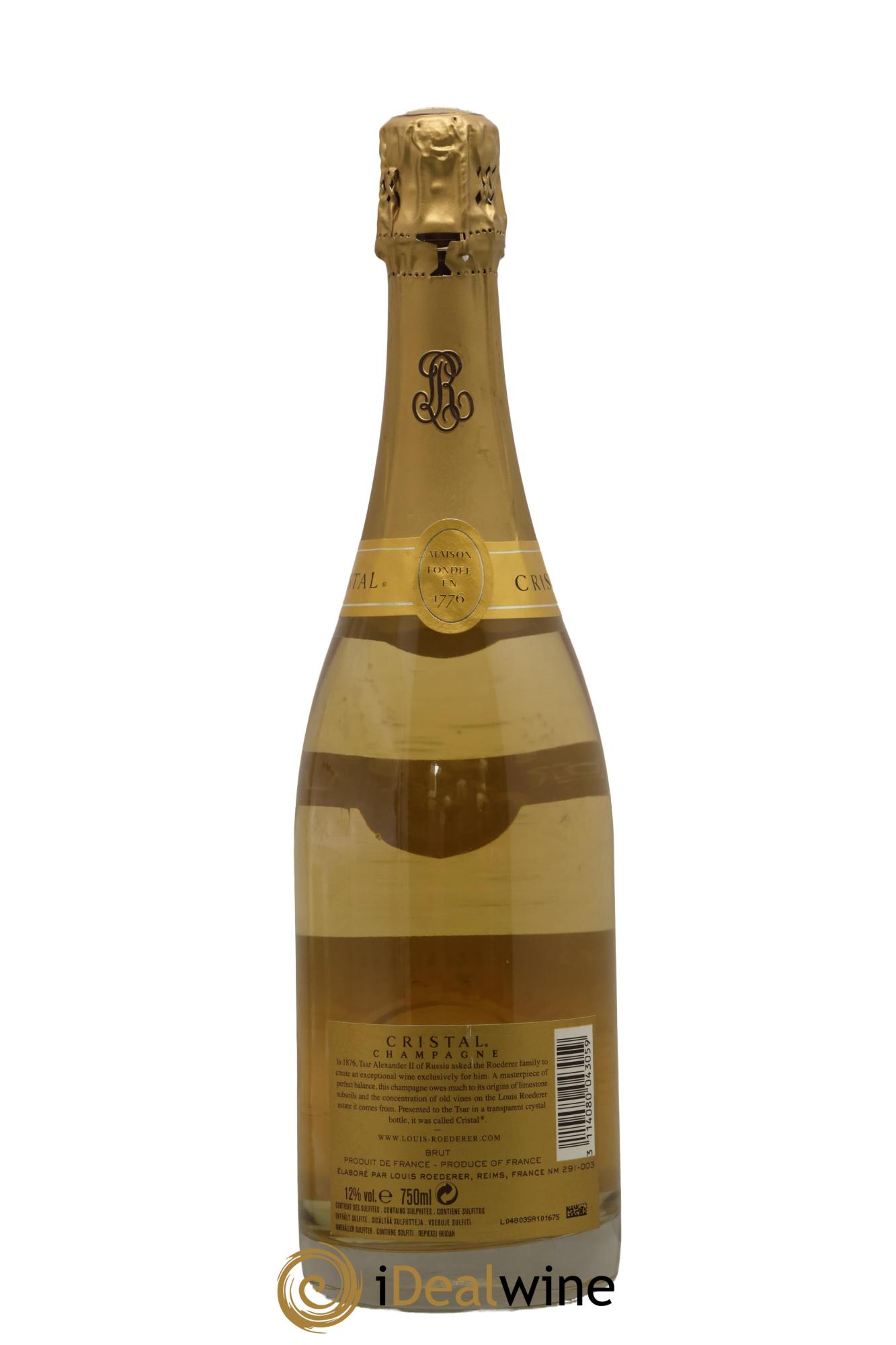 Cristal Louis Roederer 2008 - Posten von 1 Flasche - 1
