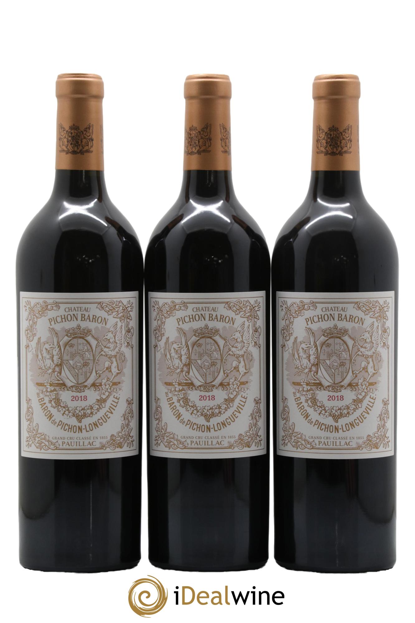 Pichon Longueville Baron 2ème Grand Cru Classé 2018 - Lot de 6 bouteilles - 1