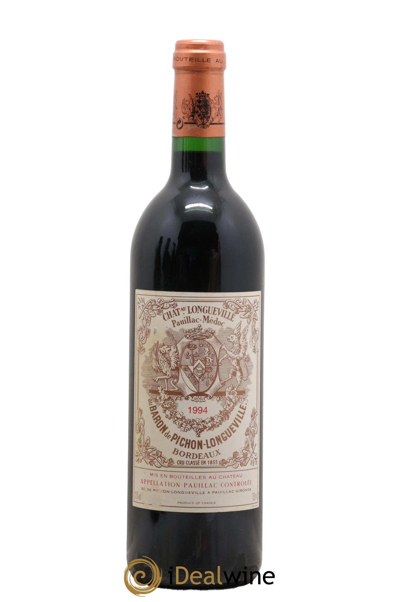 Pichon Longueville Baron 2ème Grand Cru Classé 1994 - Posten von 1 Flasche - 0