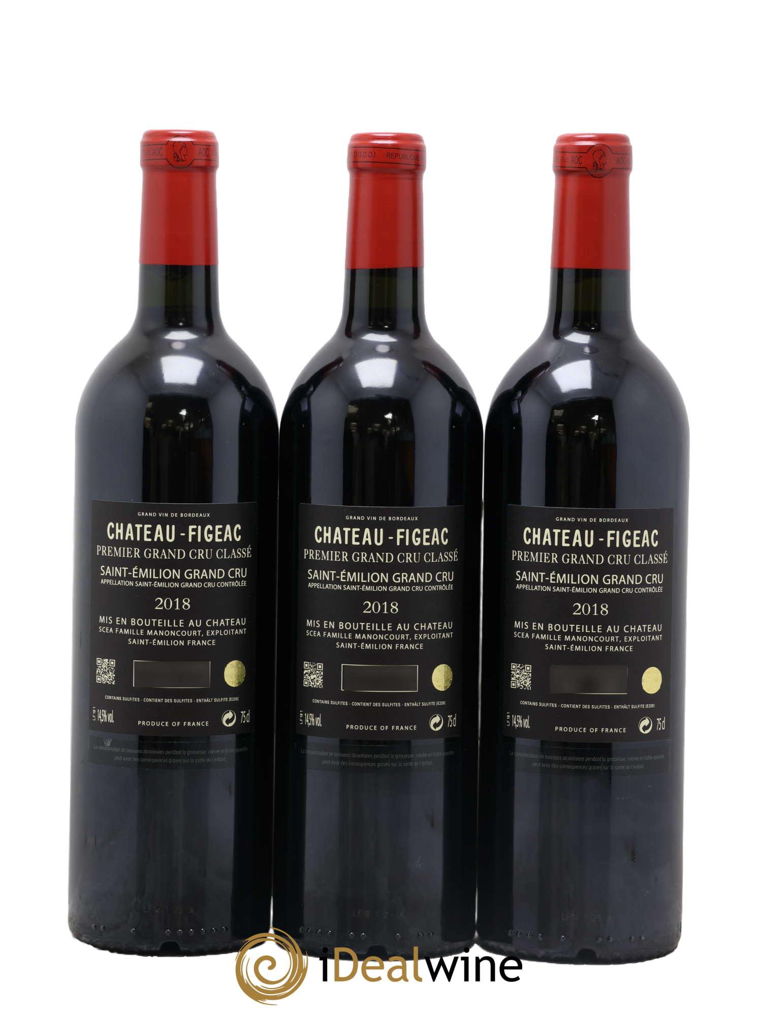 Château Figeac 1er Grand Cru Classé A 2018 - Posten von 6 Flaschen - 4