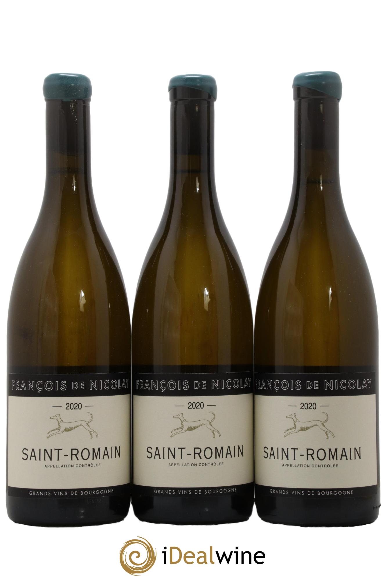 Saint-Romain François De Nicolay 2020 - Posten von 3 Flaschen - 0