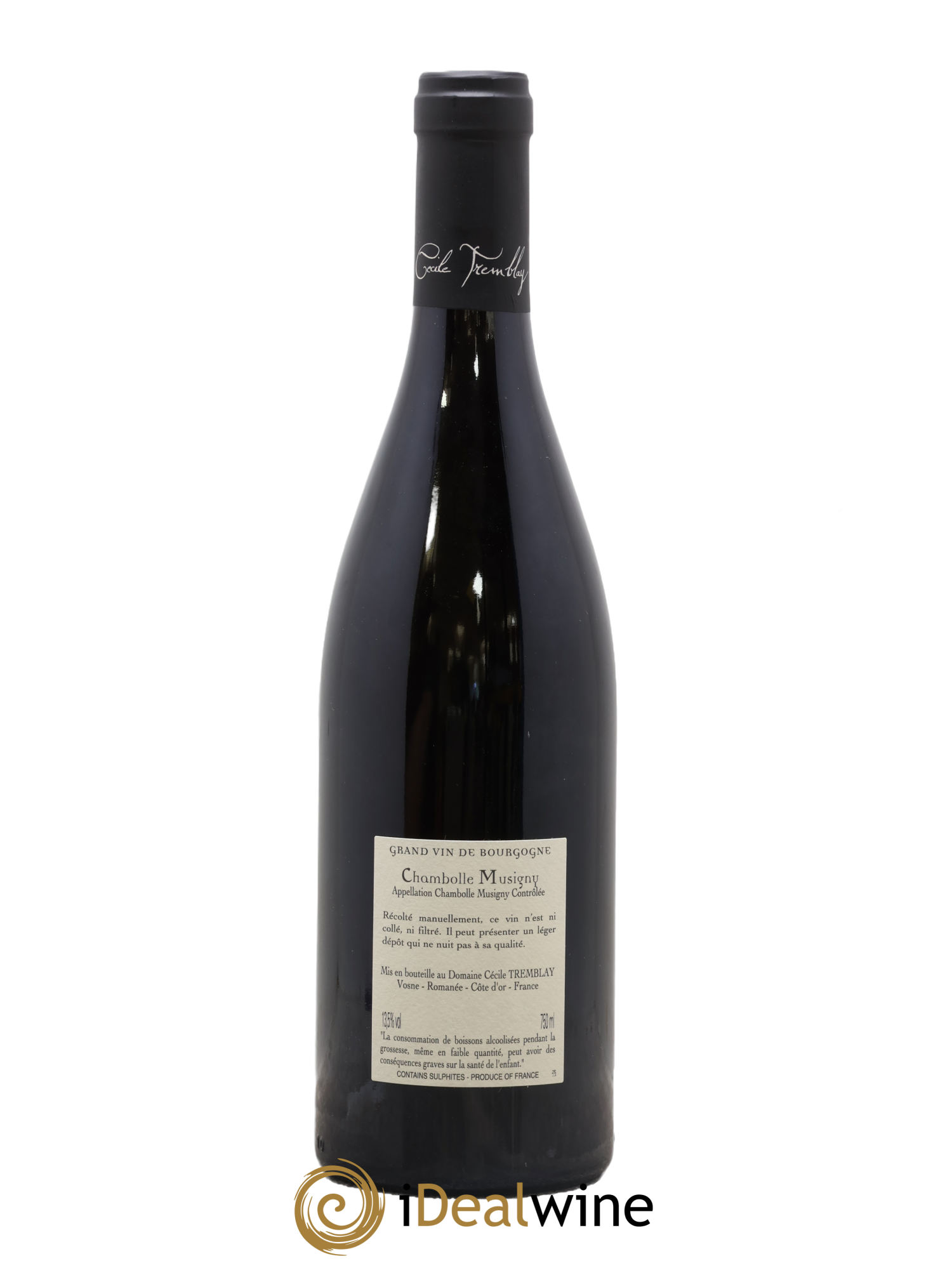 Chambolle-Musigny Les Cabottes Cécile Tremblay 2020 - Lot de 1 bouteille - 1