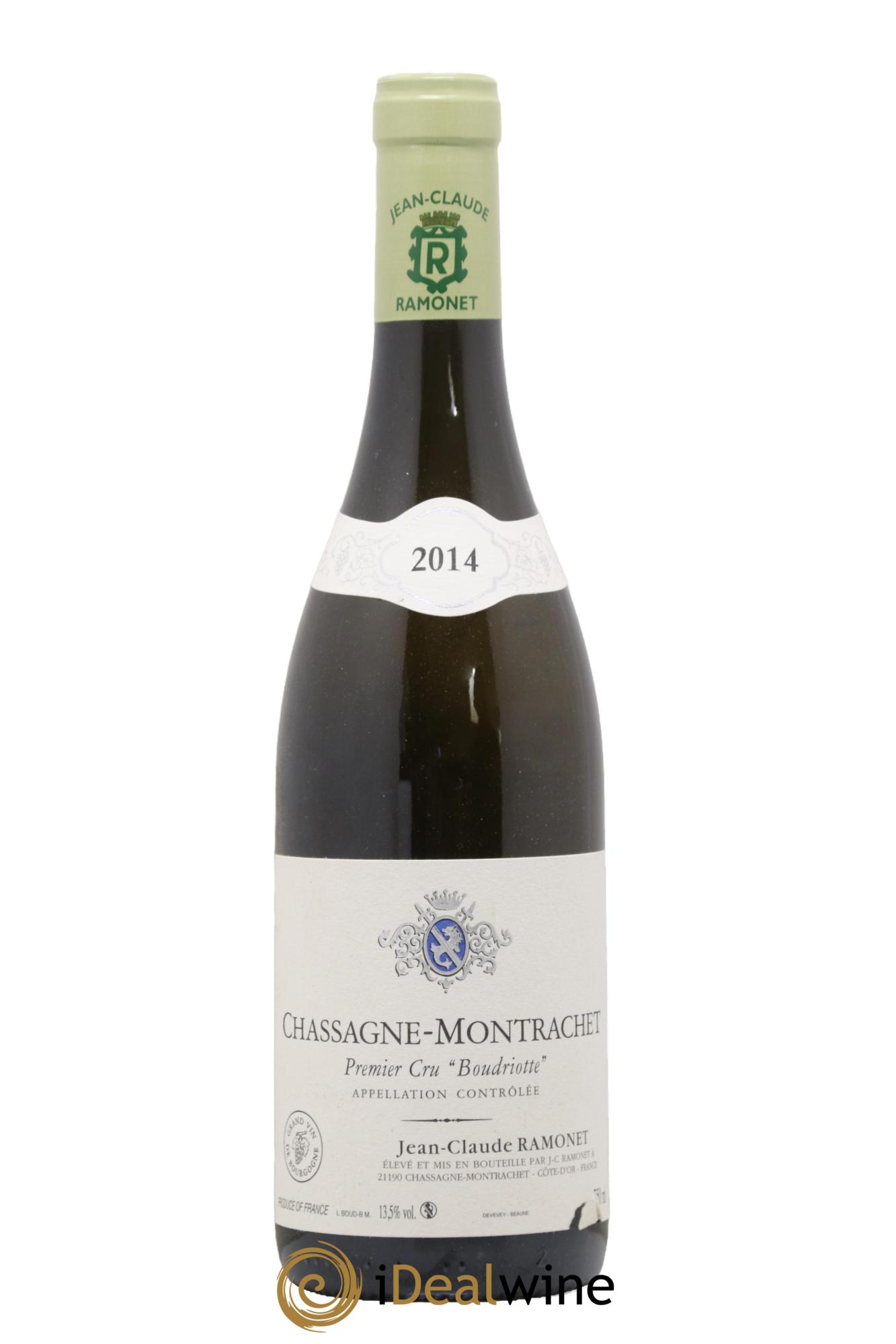 Chassagne-Montrachet 1er Cru Boudriotte Ramonet (Domaine) 2014 - Lot de 1 bouteille - 0