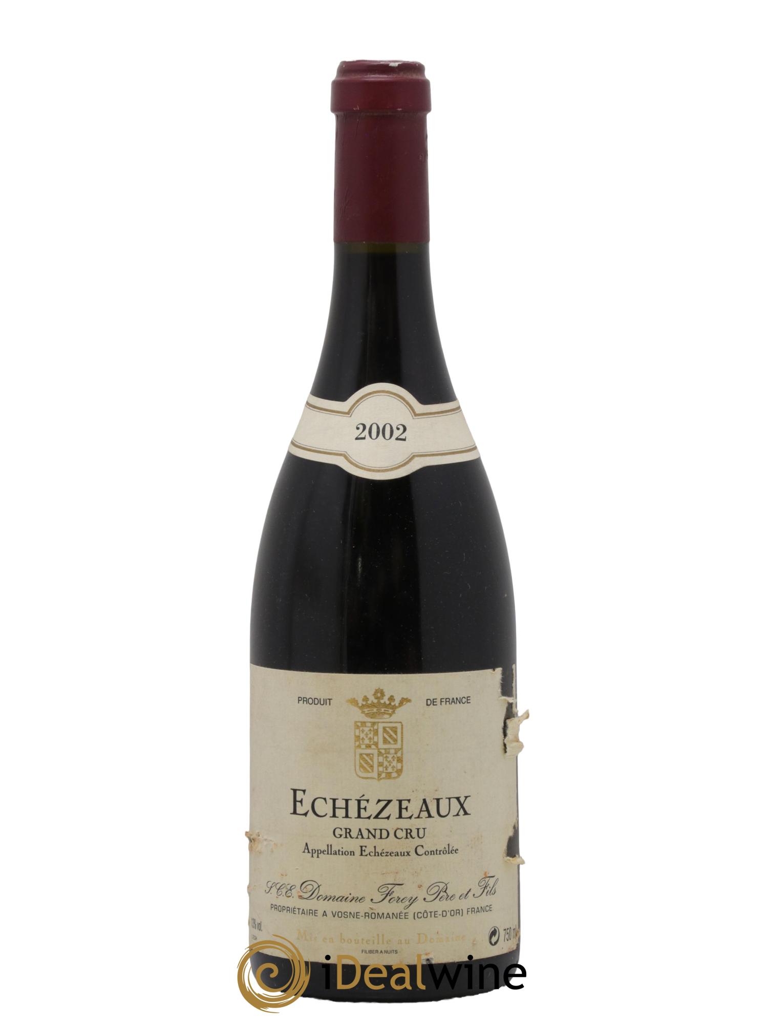 Echezeaux Grand Cru Forey Père et Fils (Domaine) 2002 - Lot de 1 bouteille - 0