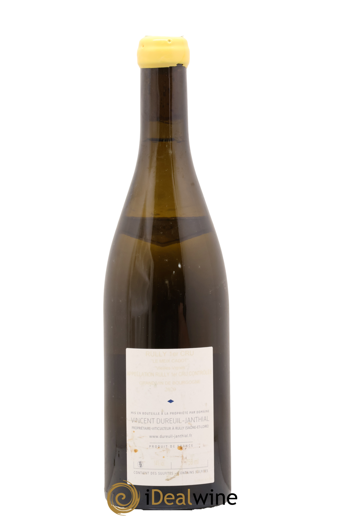 Rully 1er Cru Le Meix Cadot Vieilles Vignes Vincent Dureuil-Janthial 2020 - Lot de 1 bouteille - 1