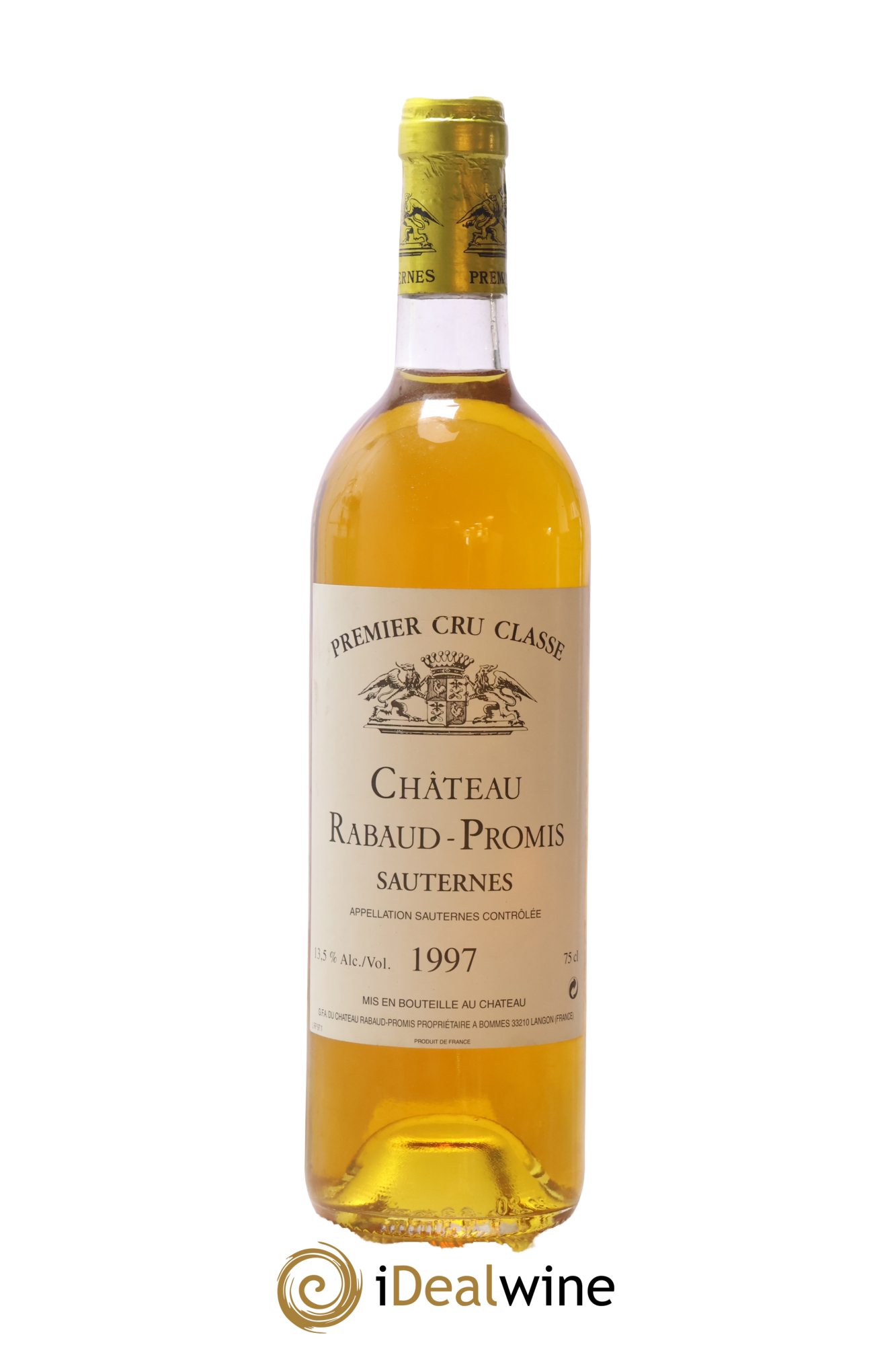 Château Rabaud Promis 1er Grand Cru Classé 1997 - Lot of 1 bottle - 0