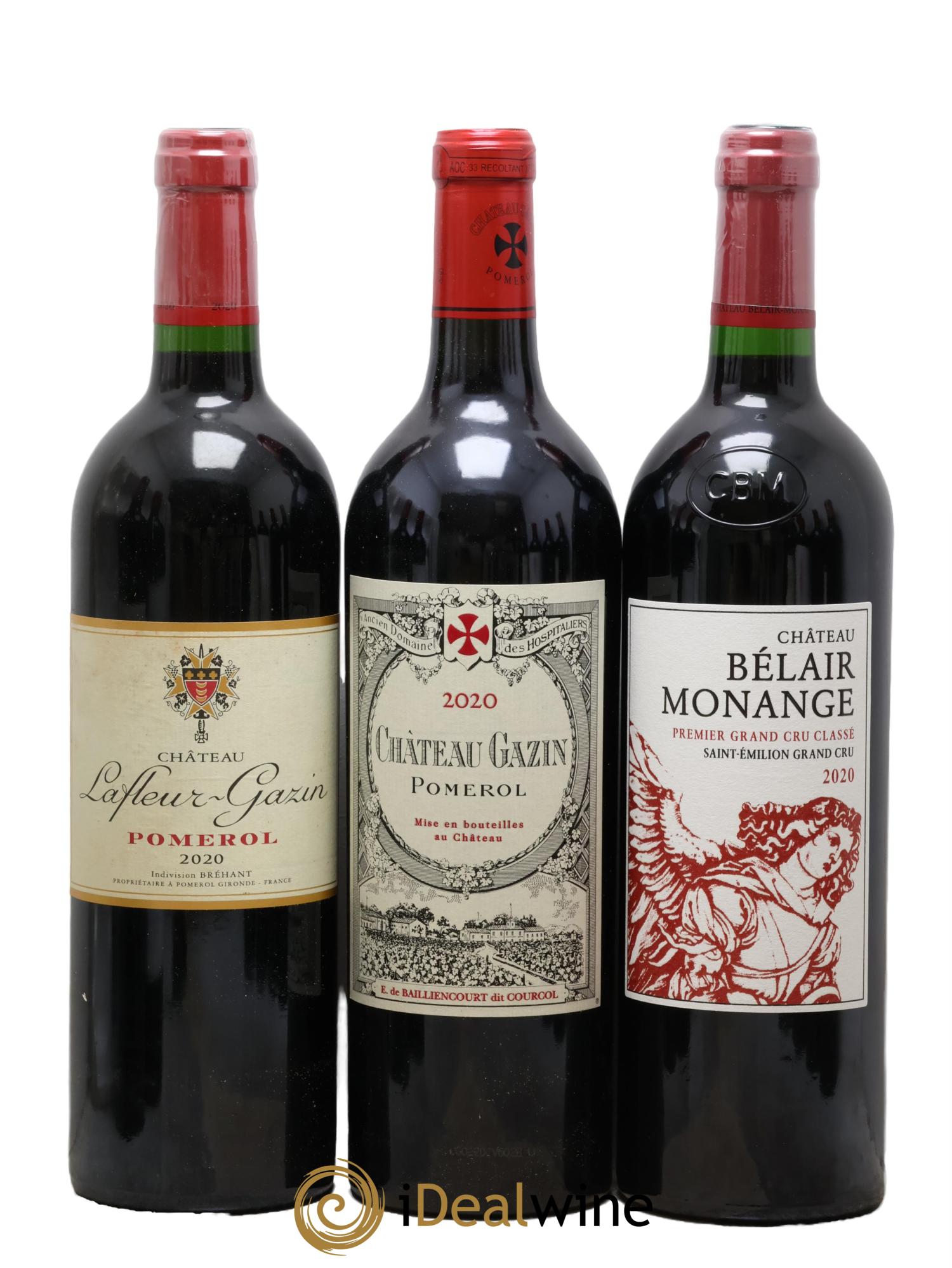 Caisse Prestige PETRUS/TROTANOY/LAFLEUR PETRUS/ LAGRANGE/ BEL AIR MONANGE/ LAGRAVE/ LE CHEMIN A POMEROL/ BOURGNEUF/ CERTAN DE MAY/ BEAUSEJOUR/ GAZIN/ LAFLEUR GAZIN 2020 - Lot de 12 bouteilles - 2