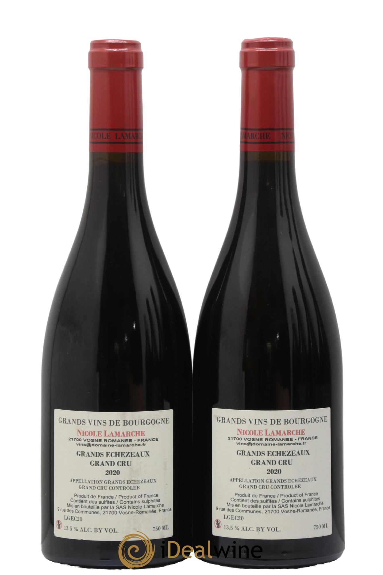 Grands-Echezeaux Grand Cru Lamarche (Domaine) 2020 - Posten von 2 Flaschen - 1