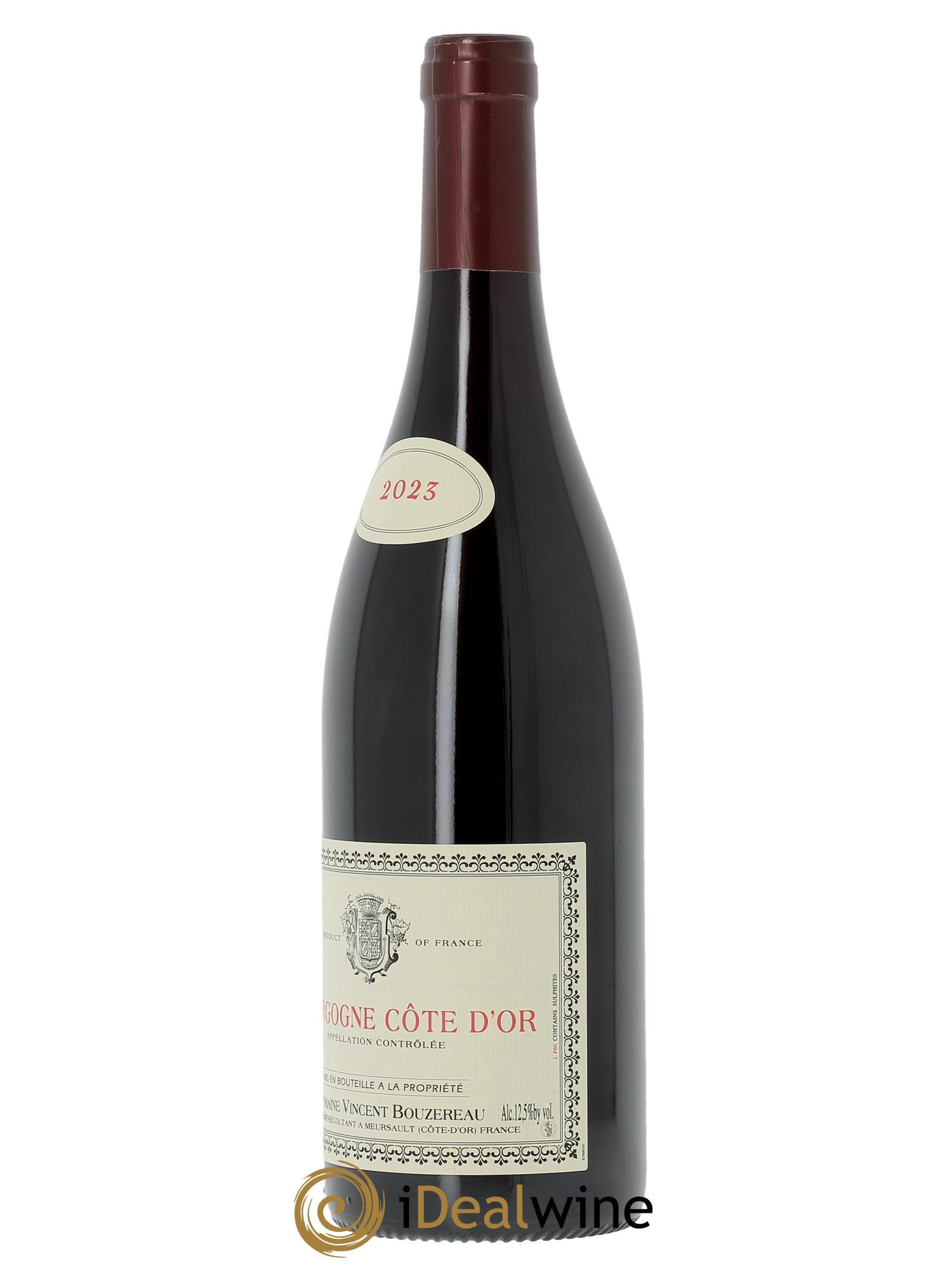 Bourgogne Côte-d'Or Vincent Bouzereau (Domaine)  2023 - Posten von 1 Flasche - 1