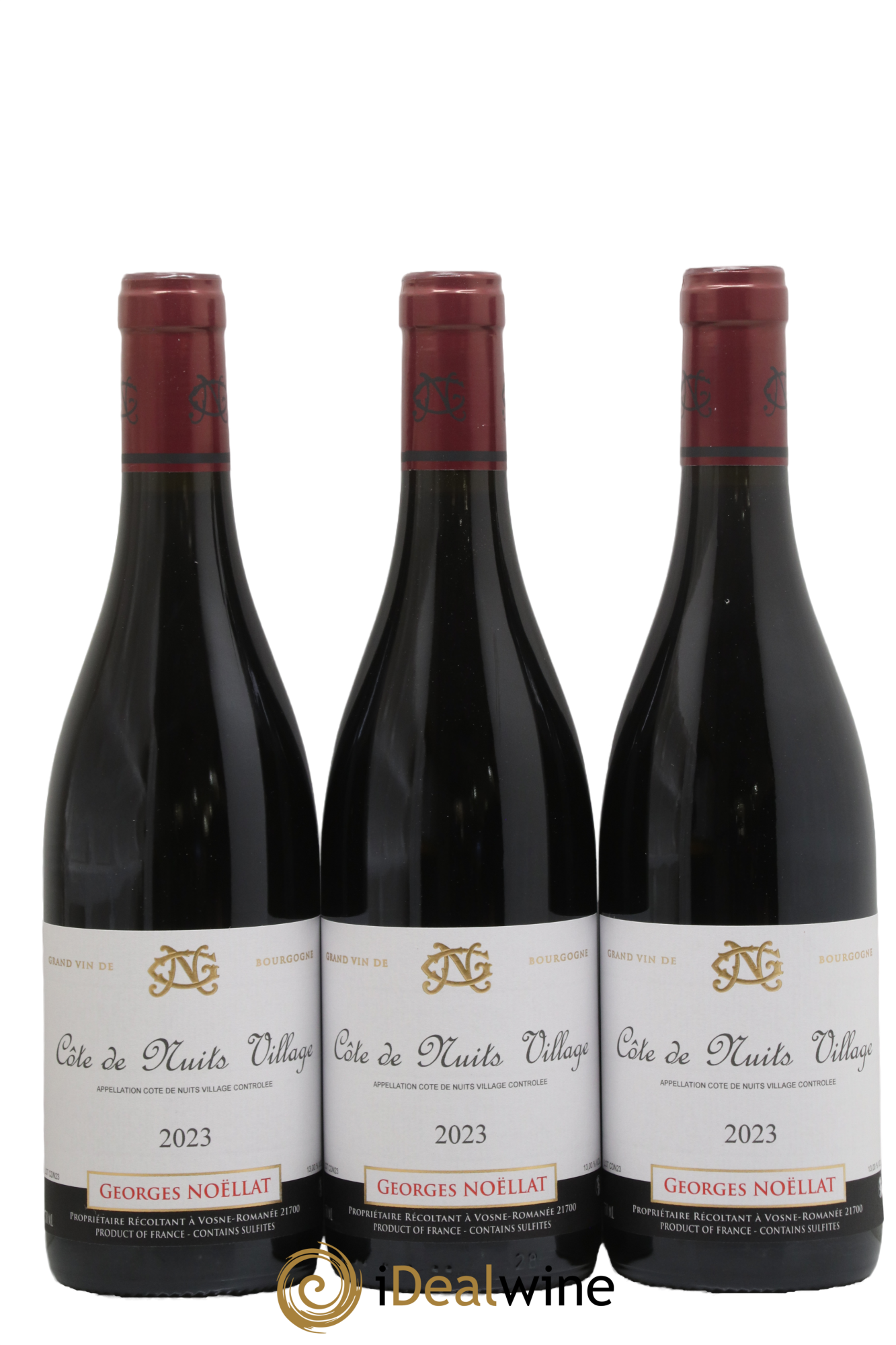 Côte de Nuits-Villages G. Noellat 2023 - Lotto di 3 bottiglie - 0