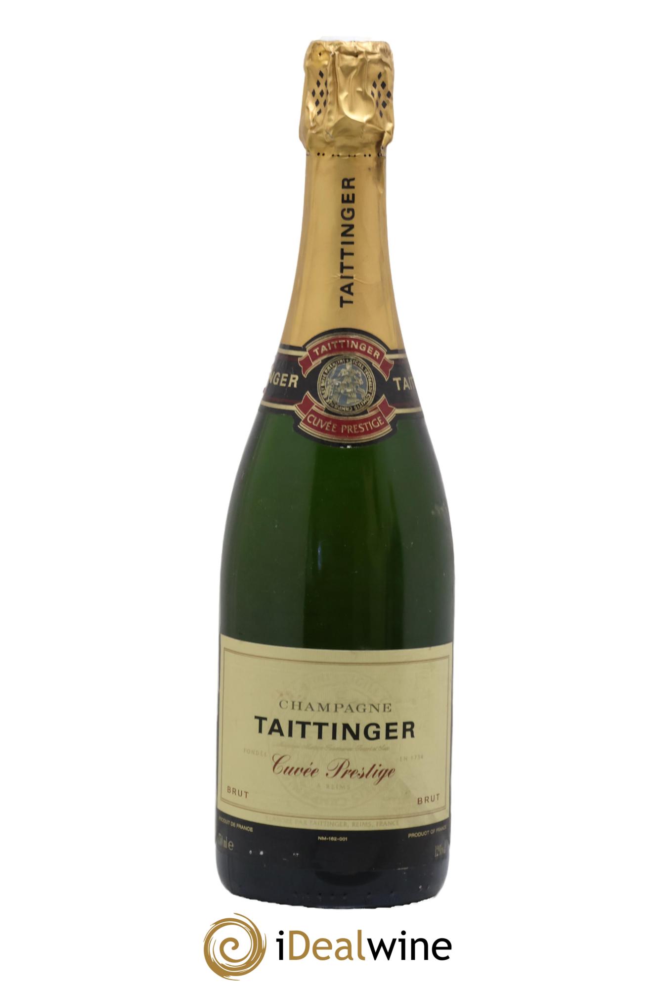 Champagne Brut Cuvée Prestige Taittinger - Lot de 1 bouteille - 0