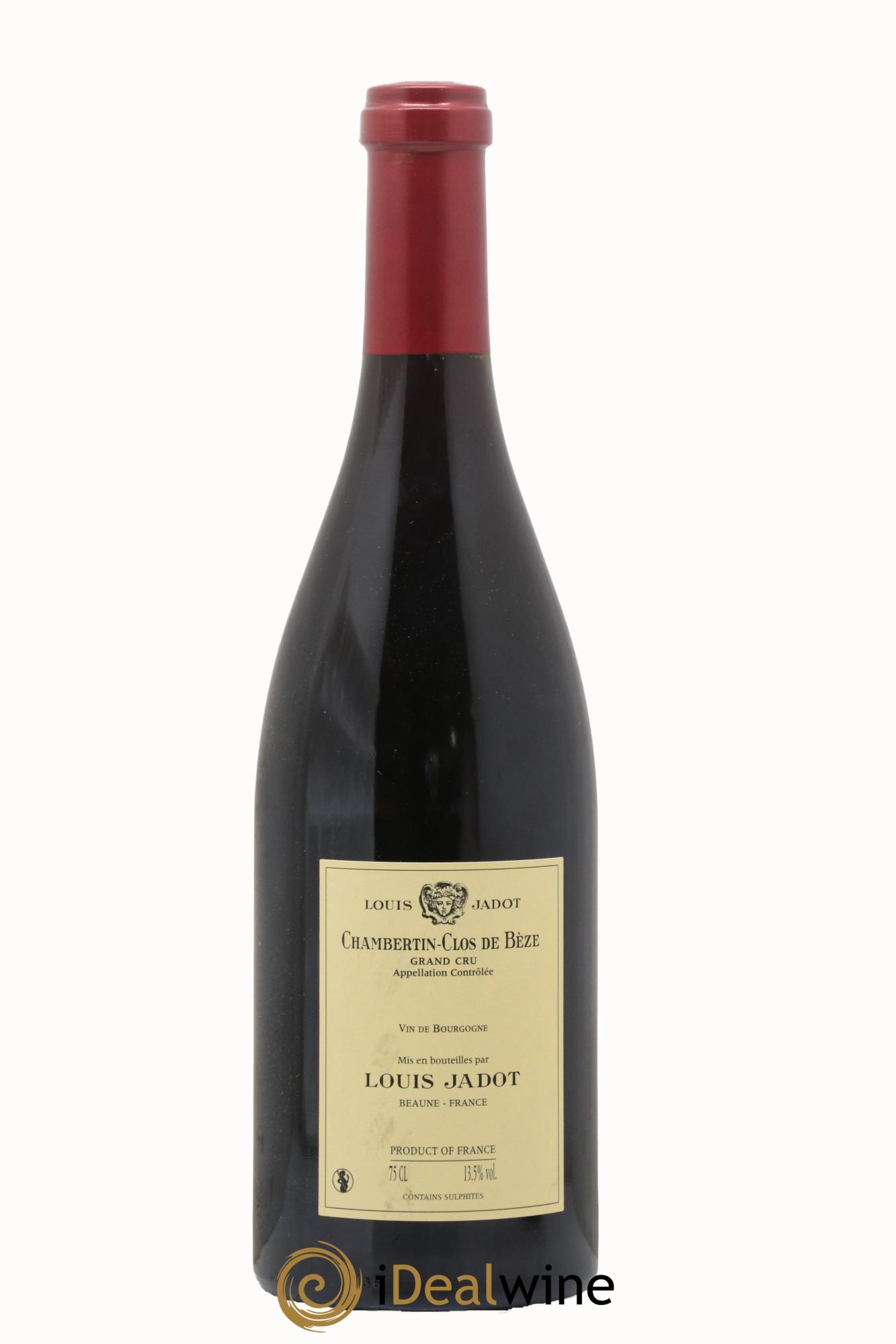 Chambertin Clos de Bèze Grand Cru Domaine Louis Jadot 2015 - Lot de 1 bouteille - 1
