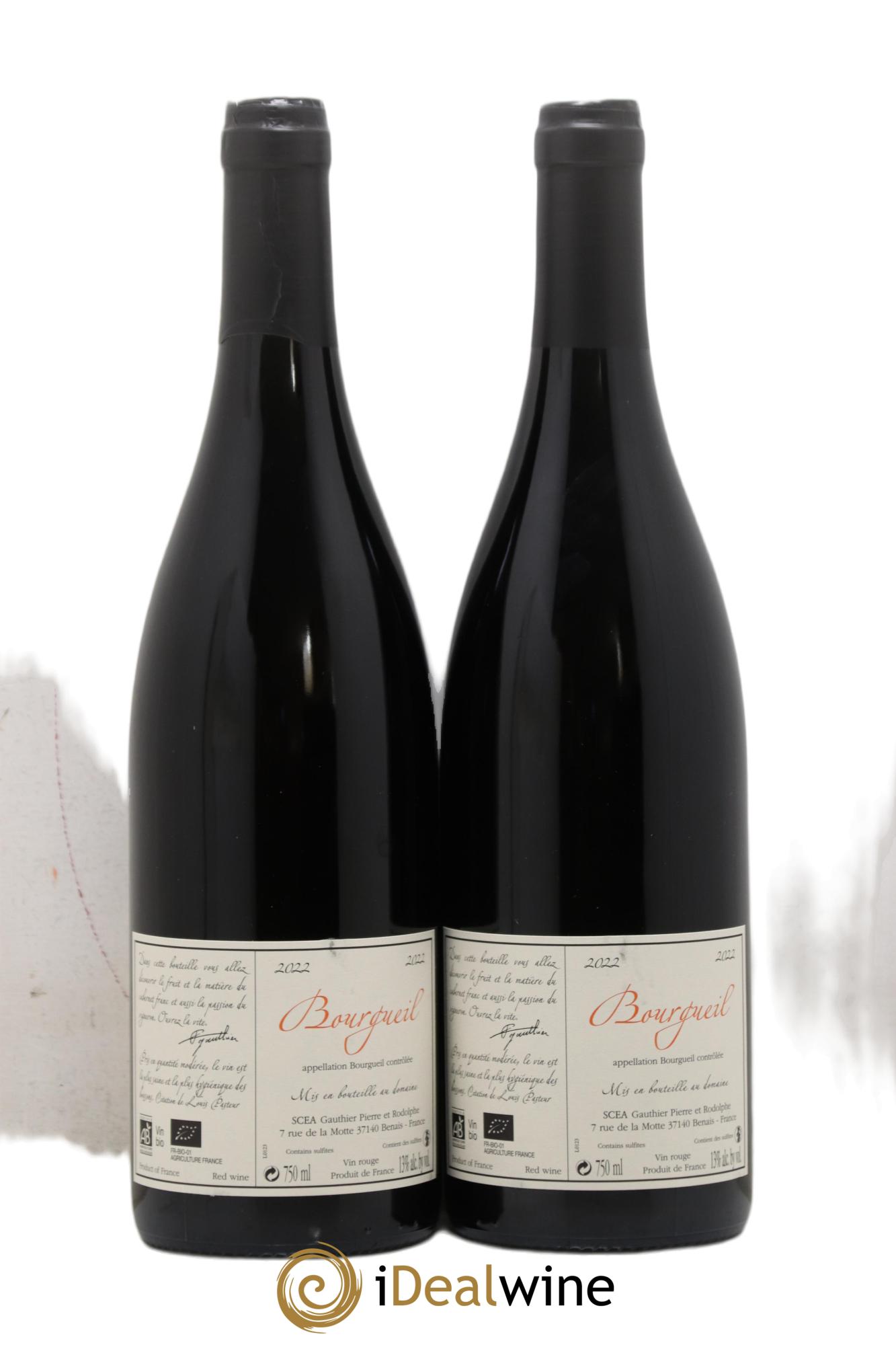 Bourgueil Jour de Soif Domaine du Bel Air 2022 - Lot of 2 bottles - 1