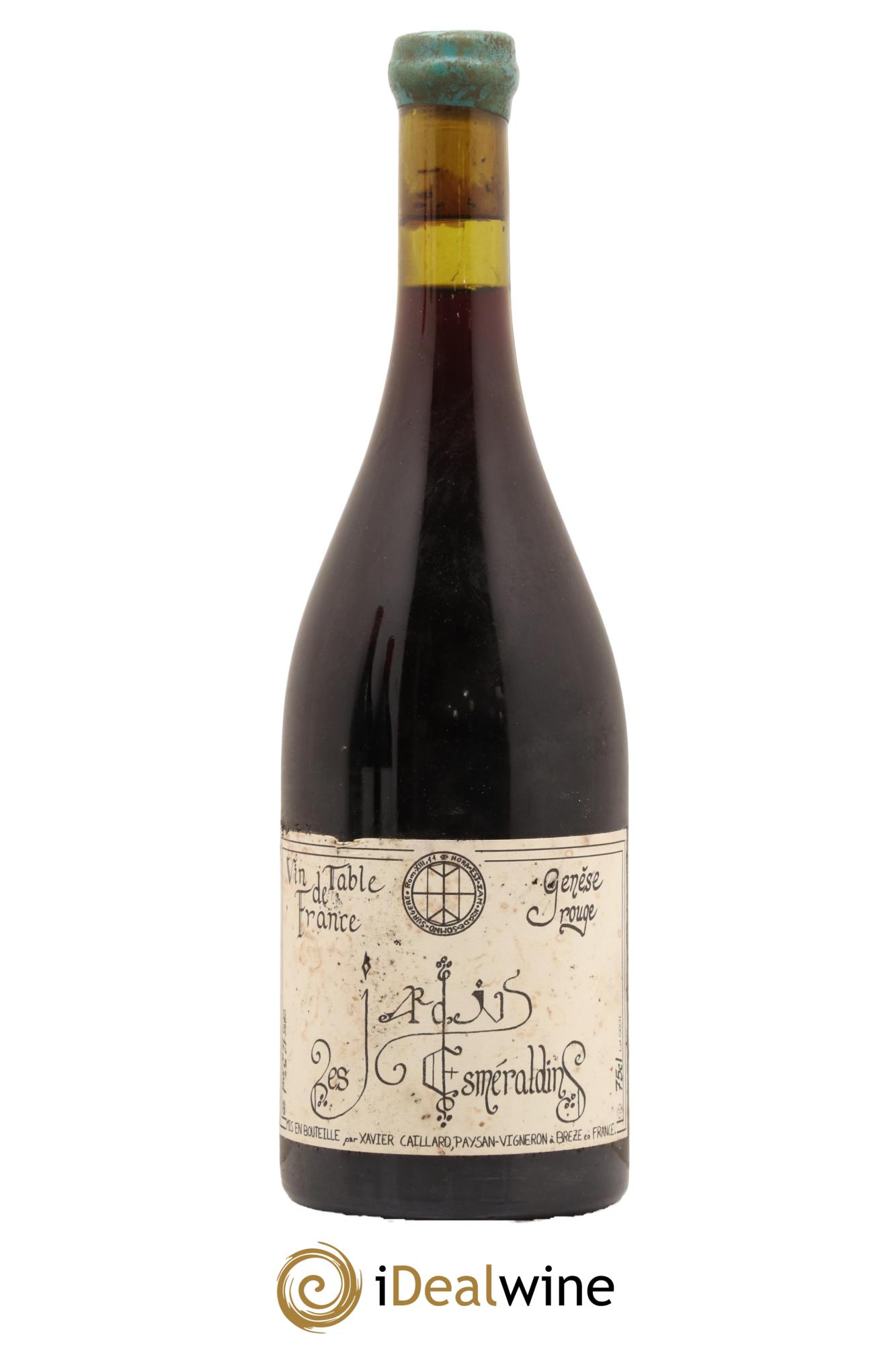 Vin de France Génèse Xavier Caillard - Les Jardins Esmeraldins 2004 - Lot de 1 bouteille - 0