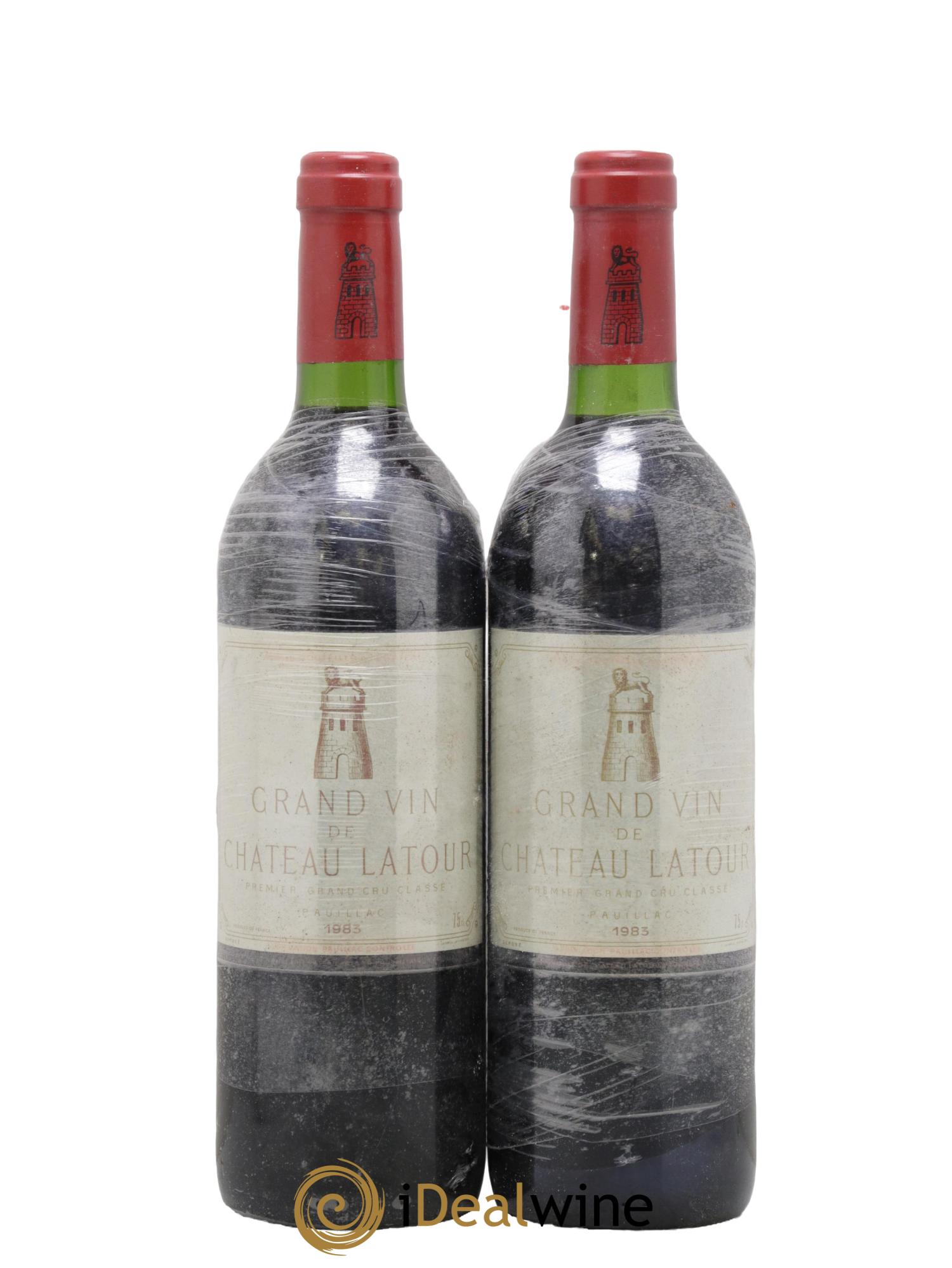 Château Latour 1er Grand Cru Classé 1983 - Lot de 2 bouteilles - 0