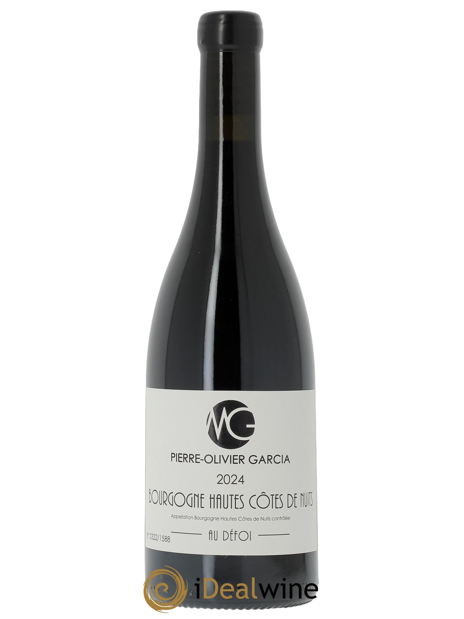 Hautes-Côtes de Nuits Au Défoi Pierre Olivier Garcia 2024 - Lot de 1 bouteille - 0