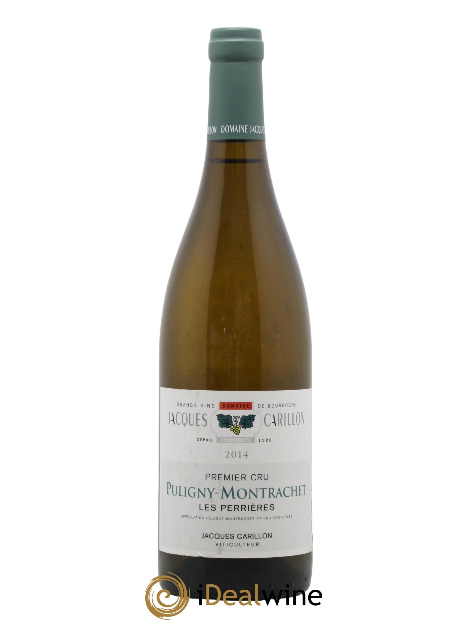 Puligny-Montrachet 1er Cru Les Perrières Jacques Carillon (Domaine) 2014 - Lot de 1 bouteille - 0