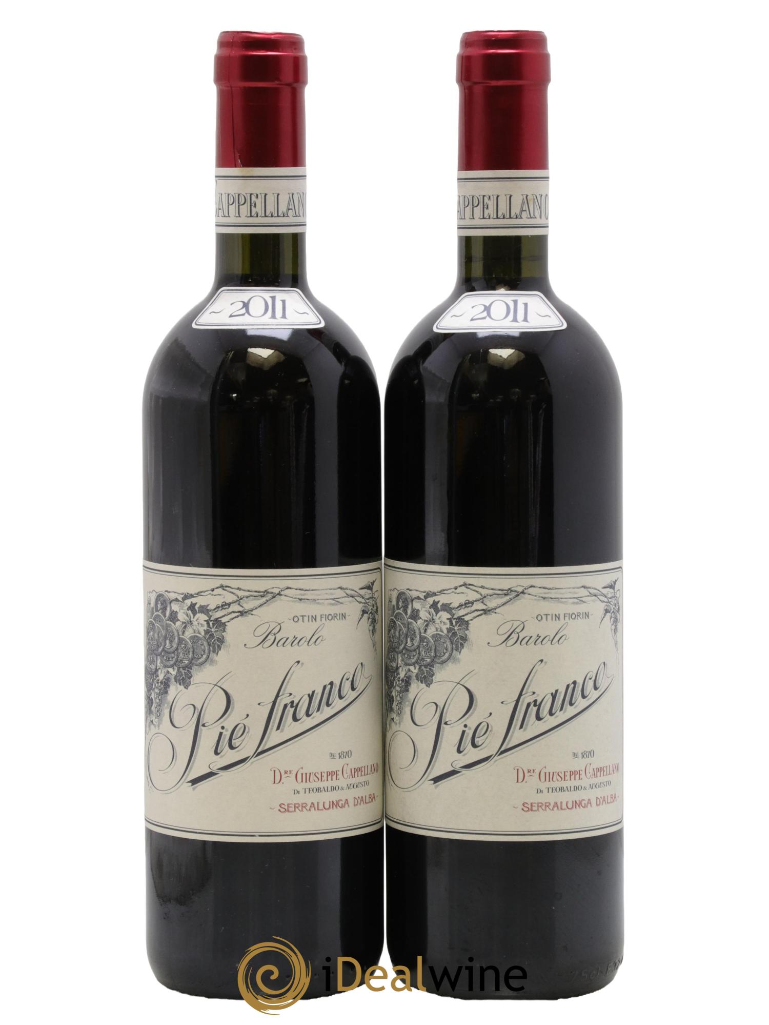 Barolo DOCG Pié Franco Cappellano 2011 - Lot of 2 bottles - 0