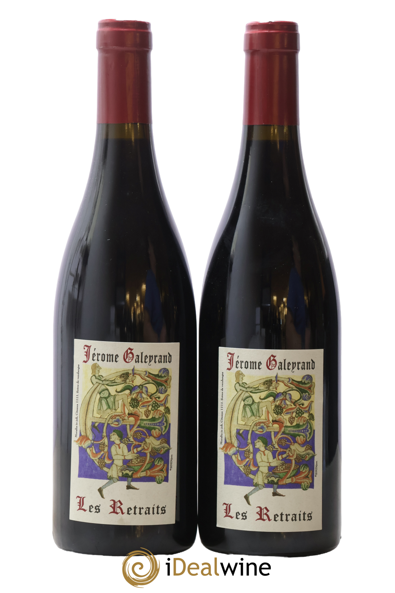 Côte de Nuits-Villages Les Retraits Jérôme Galeyrand 2016 - Lot of 2 bottles - 0