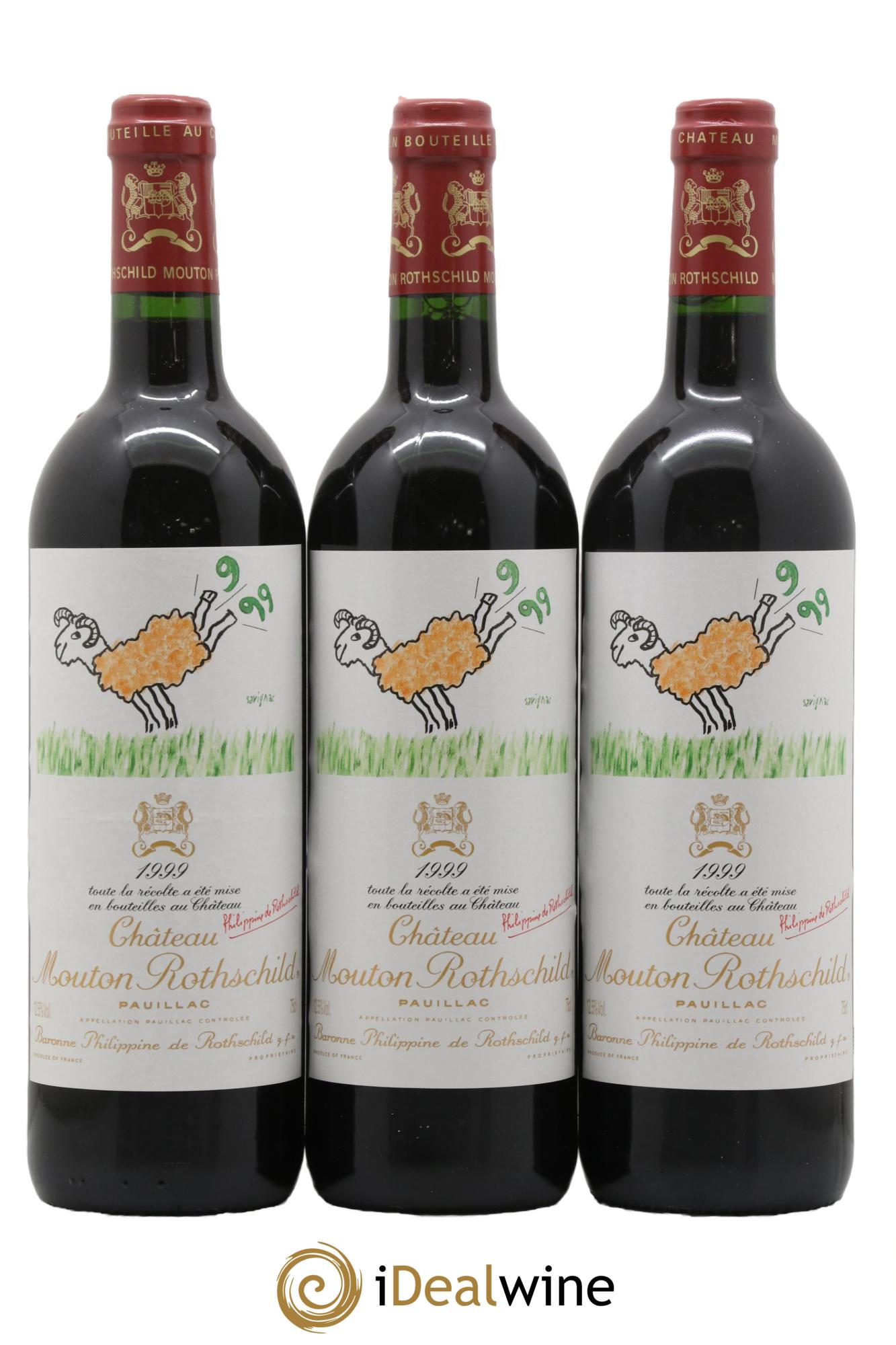 Château Mouton Rothschild 1er Grand Cru Classé 1999 - Lot of 12 bottles - 7