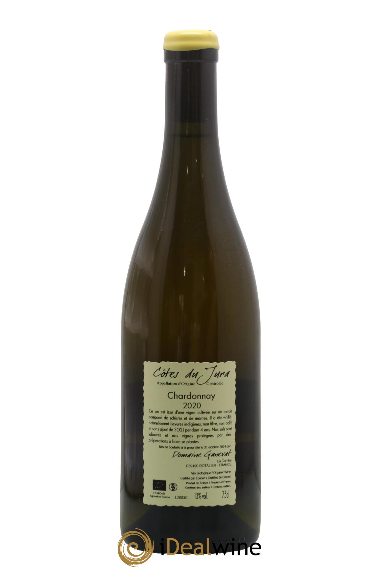 Côtes du Jura Chardonnay En Billat Jean-François Ganevat (Domaine) 2020 - Lot of 1 bottle - 1