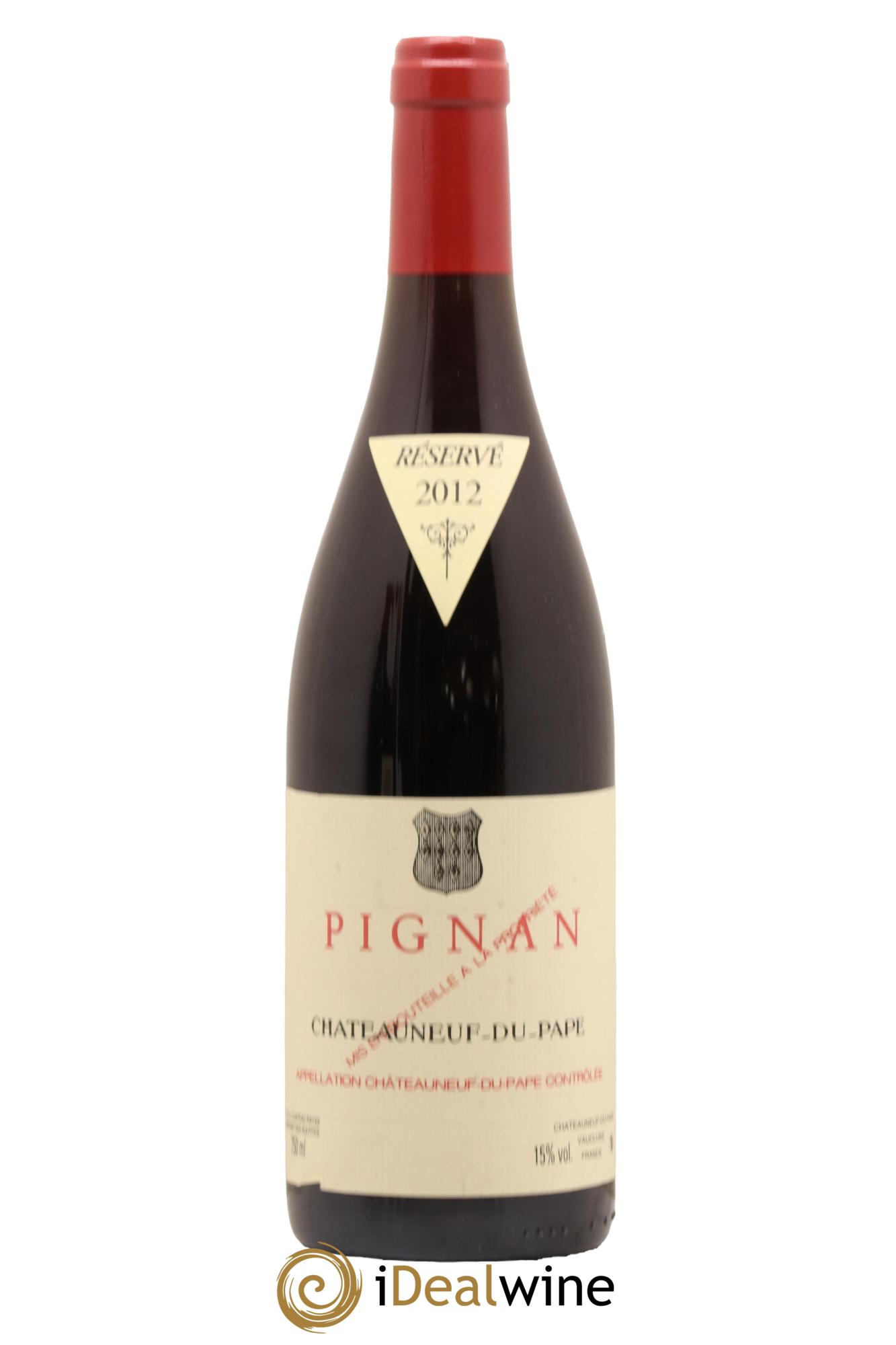 Châteauneuf-du-Pape Pignan Emmanuel Reynaud 2012 - Lot de 1 bouteille - 0