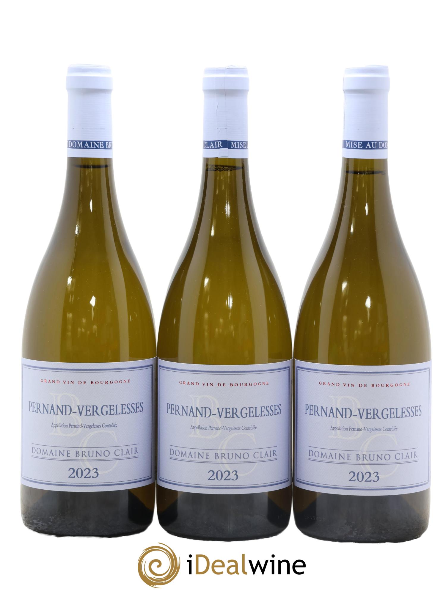 Pernand-Vergelesses Bruno Clair (Domaine) 2023 - Lot de 3 bouteilles - 0