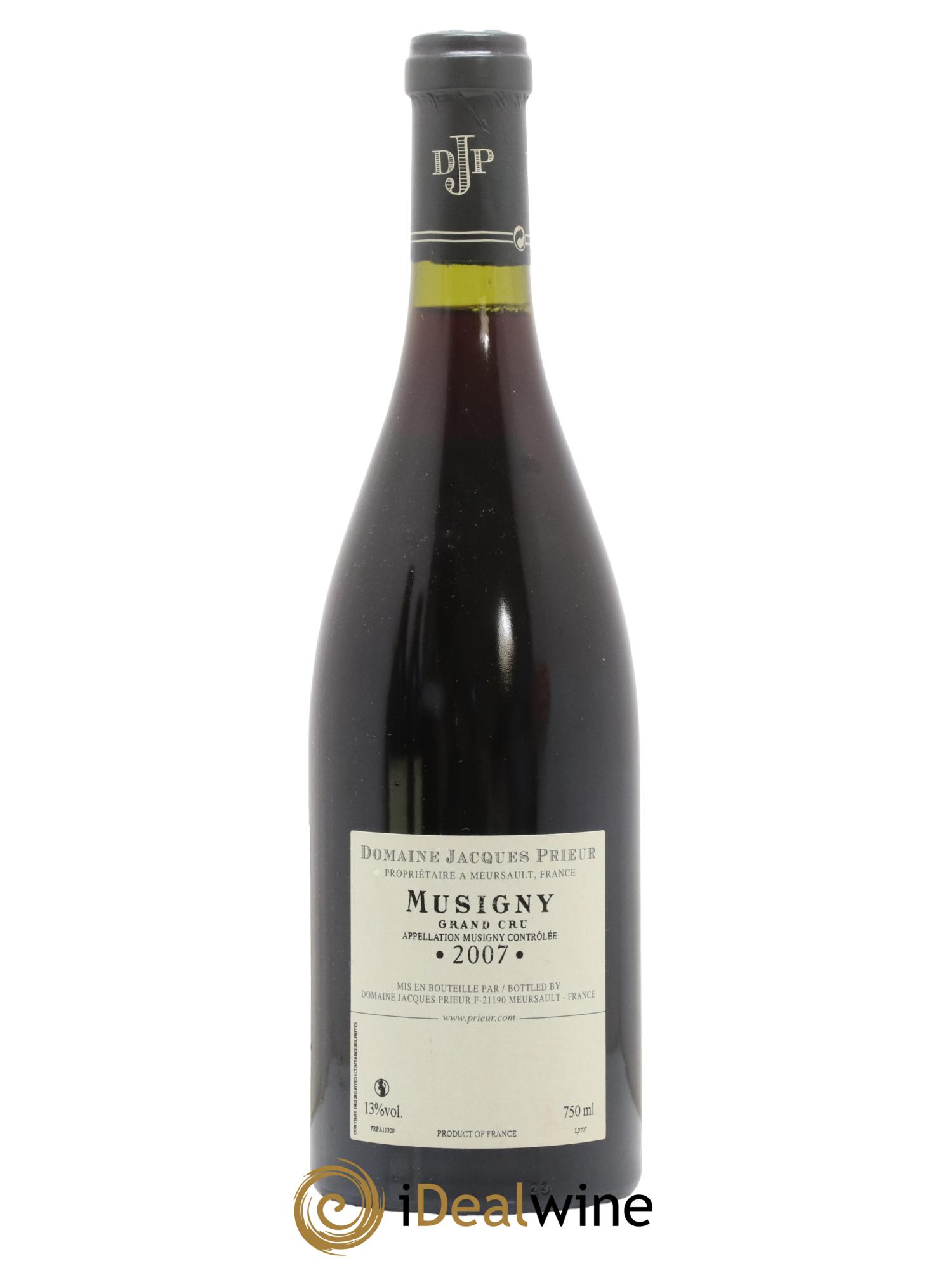 Musigny Grand Cru Jacques Prieur (Domaine) 2007 - Lotto di 1 bottiglia - 1