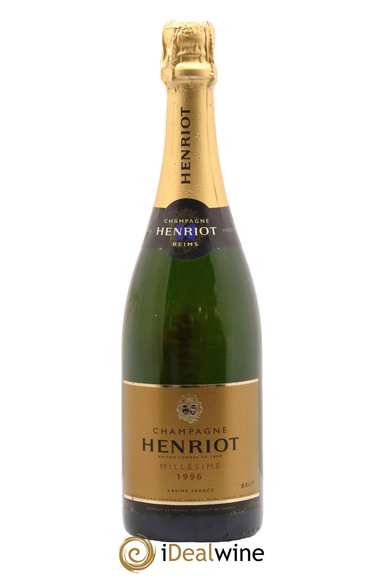 Brut Millésimé Henriot 1996 - Posten von 1 Flasche - 0