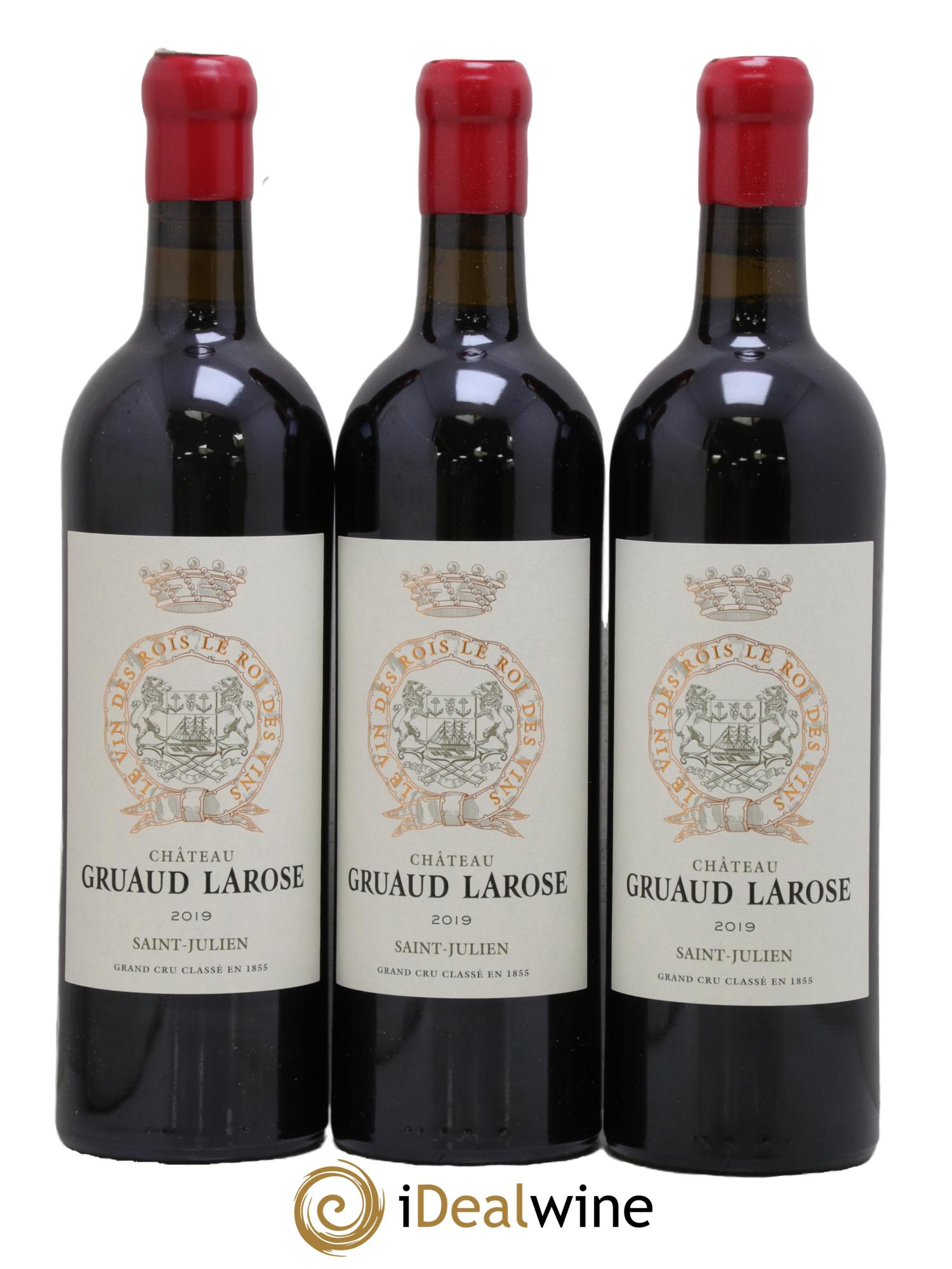 Château Gruaud Larose 2ème Grand Cru Classé 2019 - Lotto di 3 bottiglie - 0