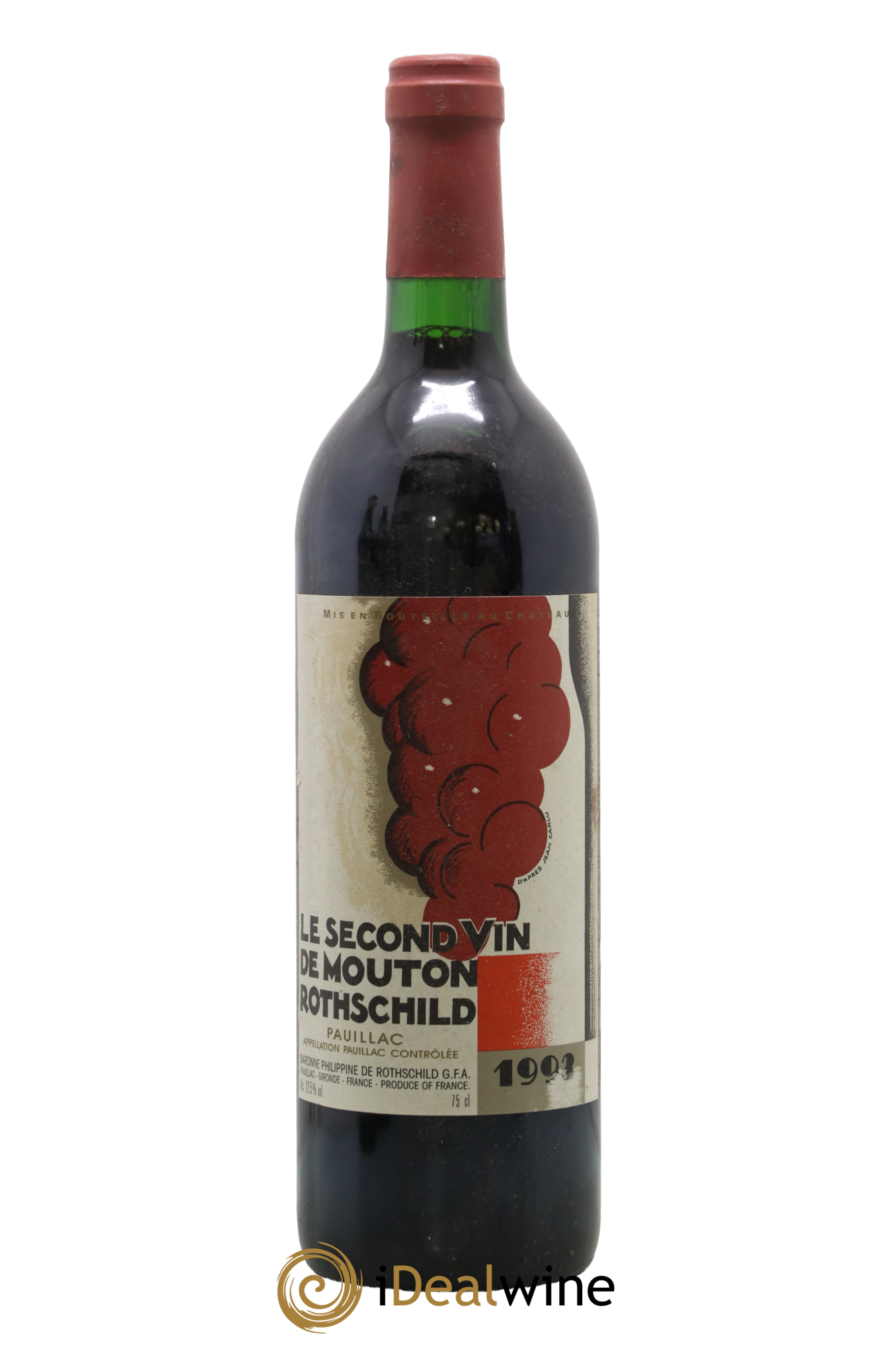 Petit Mouton Second Vin 1993 - Lot de 1 bouteille - 0