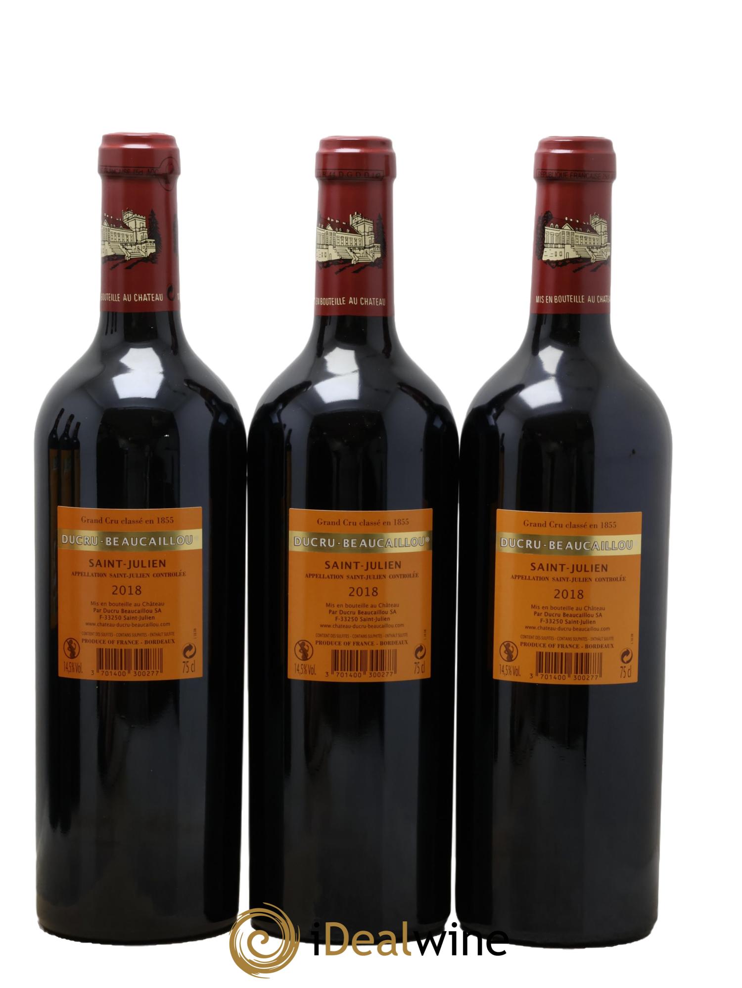 Château Ducru Beaucaillou 2ème Grand Cru Classé 2018 - Lot of 6 bottles - 4