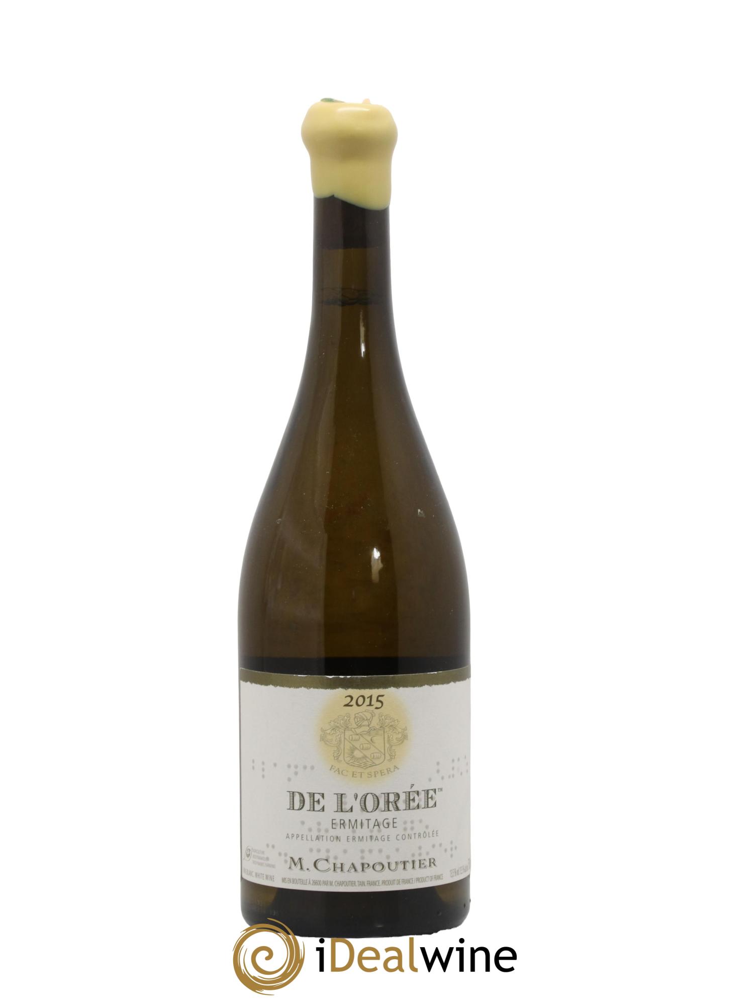 Hermitage Ermitage de l'Orée Chapoutier 2015 - Lot de 1 bouteille - 0