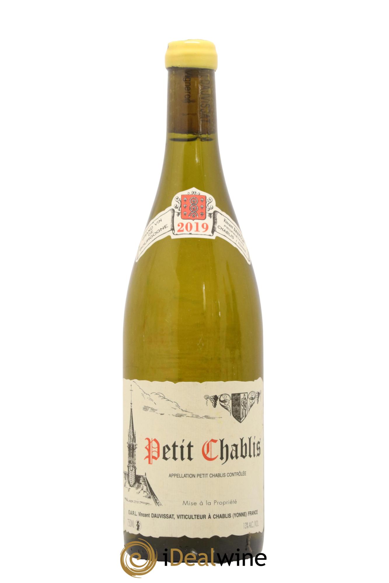 Petit Chablis Vincent Dauvissat (Domaine) 2019 - Lot de 1 bouteille - 0