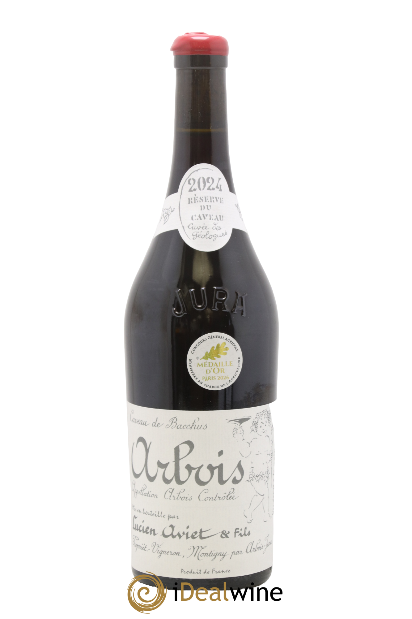 Côtes du Jura Trousseau Cuvée des Géologues Bruyères/Poussot Lucien Aviet & Fils 2024 - Posten von 1 Flasche - 0