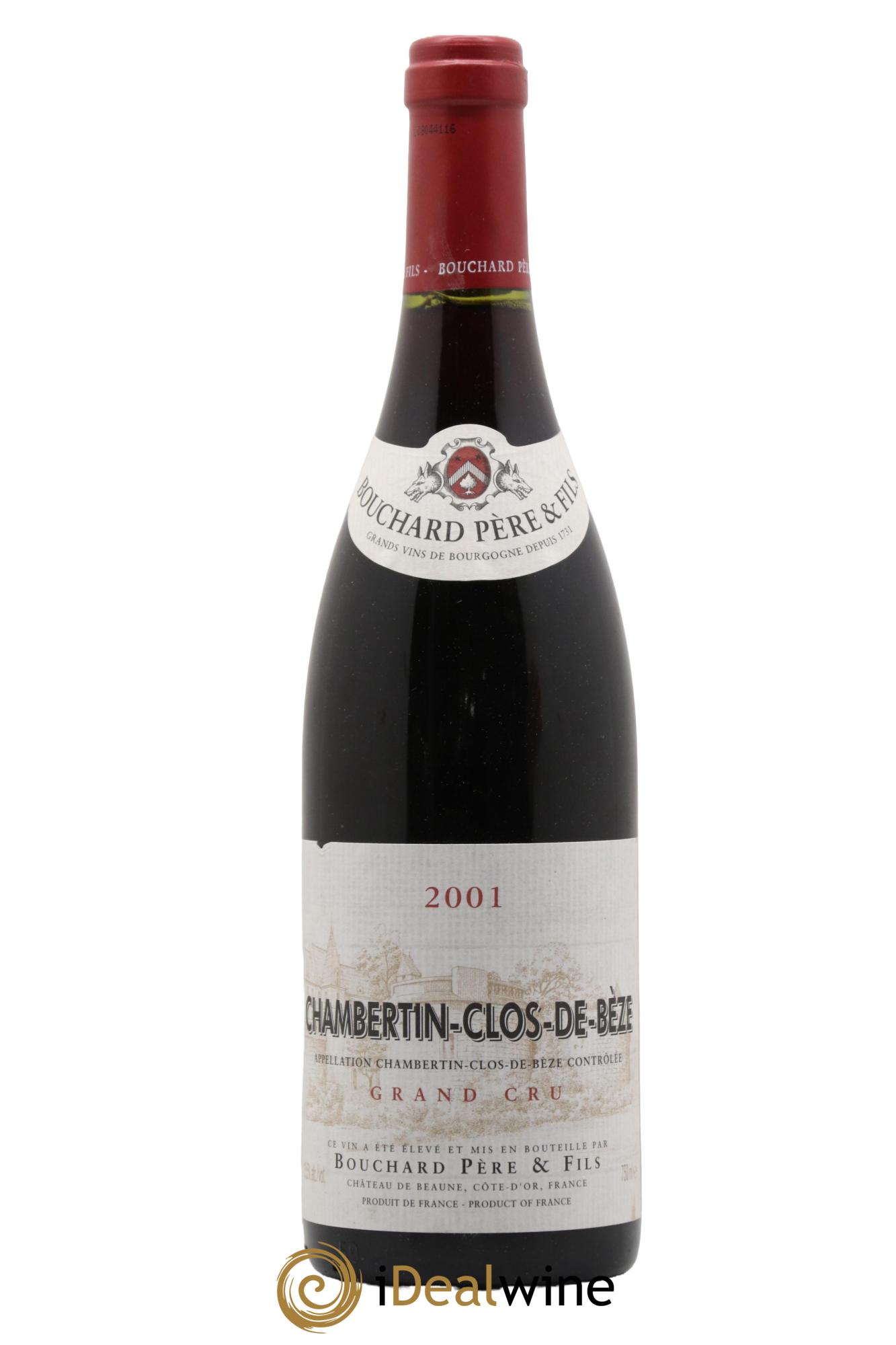 Chambertin Clos de Bèze Grand Cru Bouchard Père & Fils 2001 - Lot of 1 bottle - 0