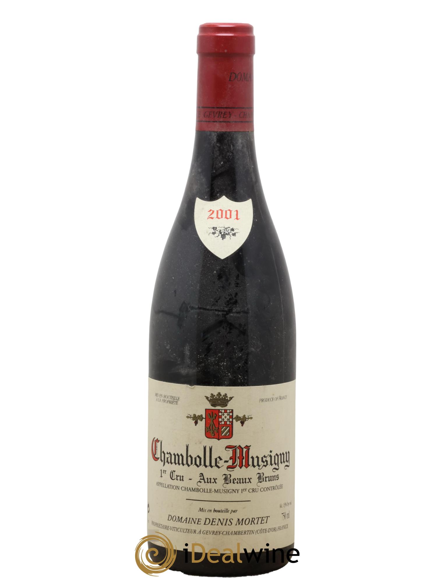 Chambolle-Musigny 1er Cru Aux Beaux Bruns Denis Mortet (Domaine) 2001 - Lotto di 1 bottiglia - 0