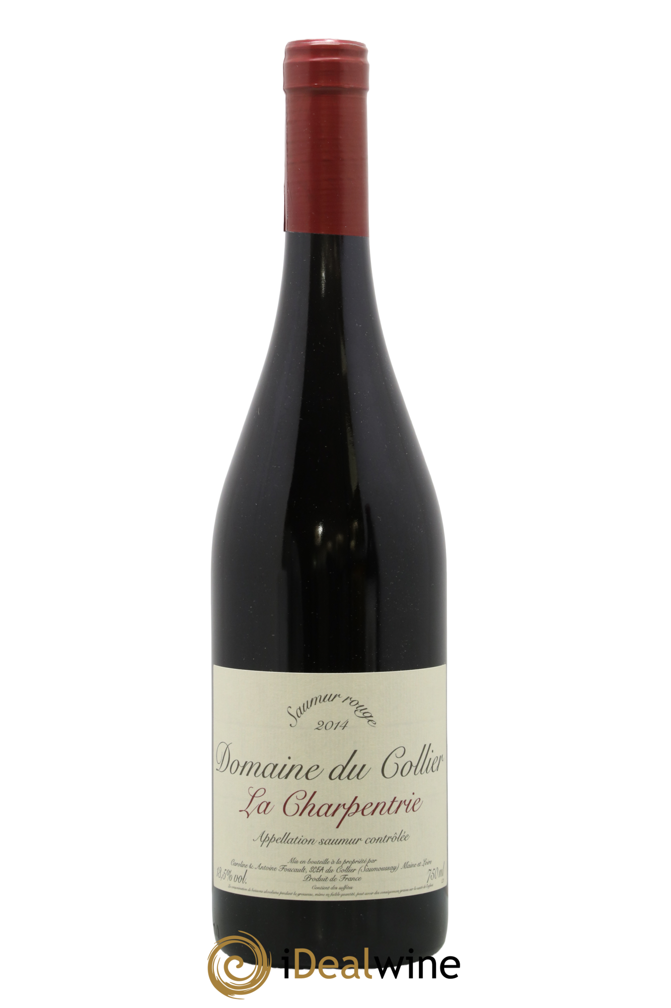 Saumur La Charpentrie Domaine du Collier 2014 - Lot de 1 bouteille - 0